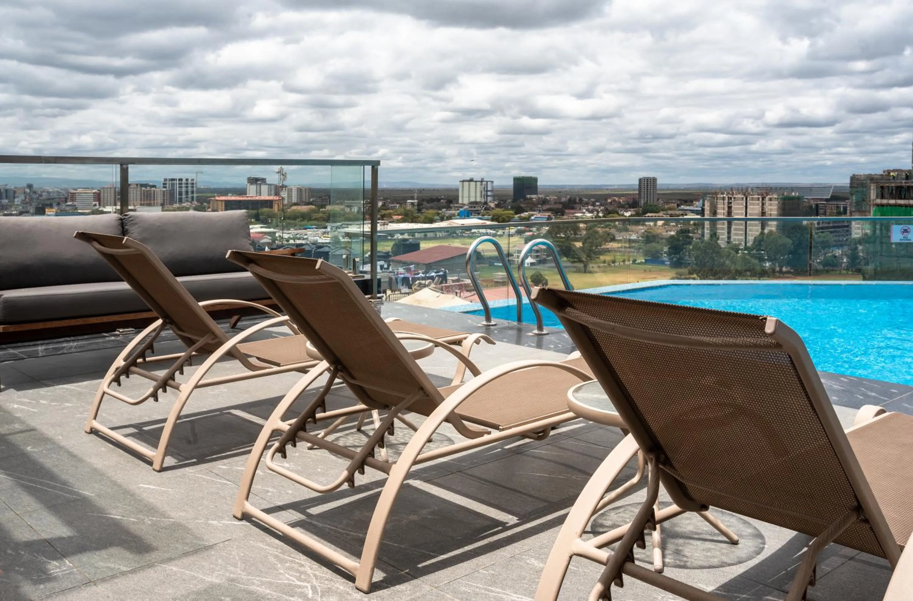 Swimming pool in Okash City Boutique Hotel