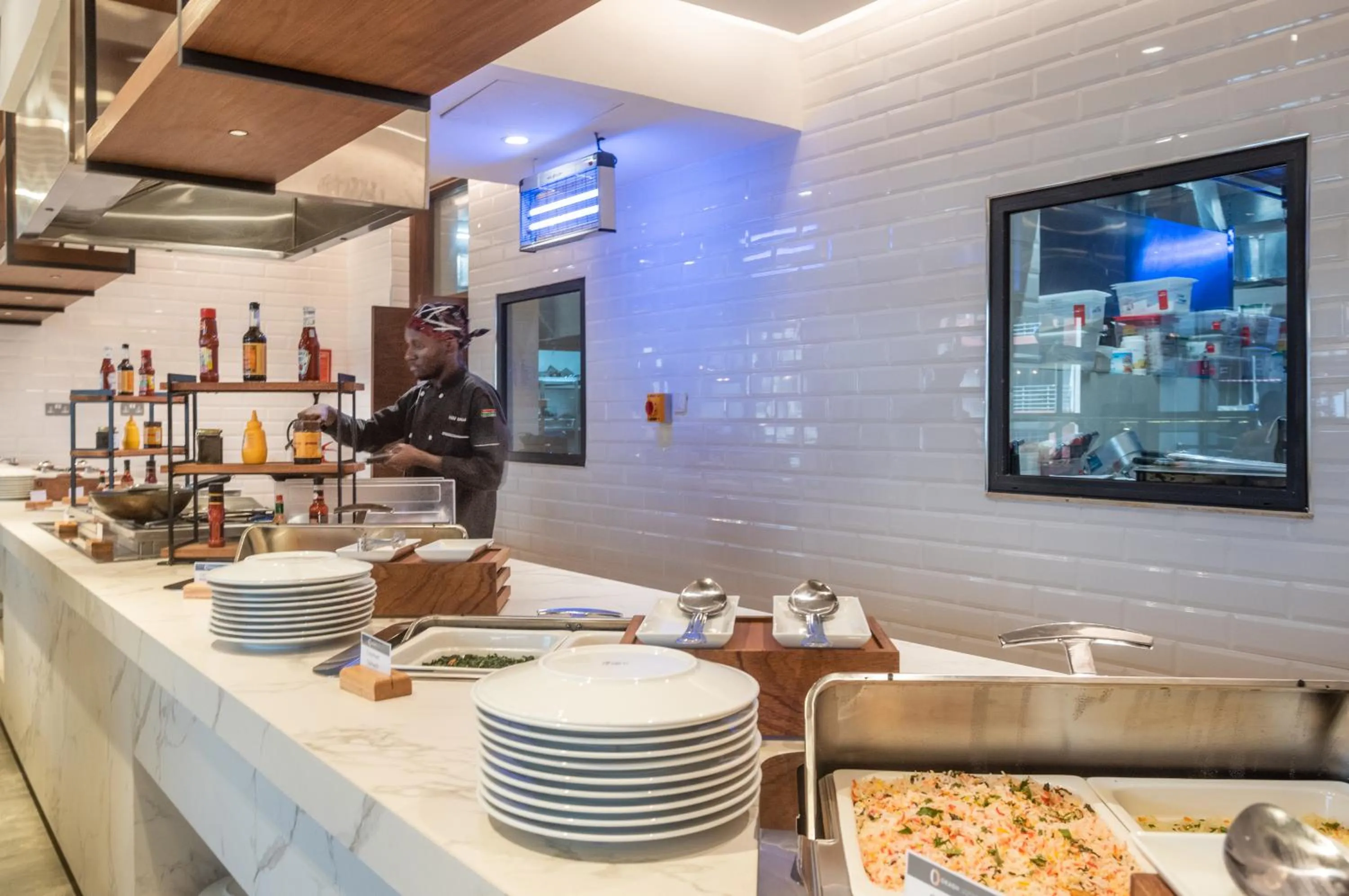 Restaurant/places to eat in Okash City Boutique Hotel