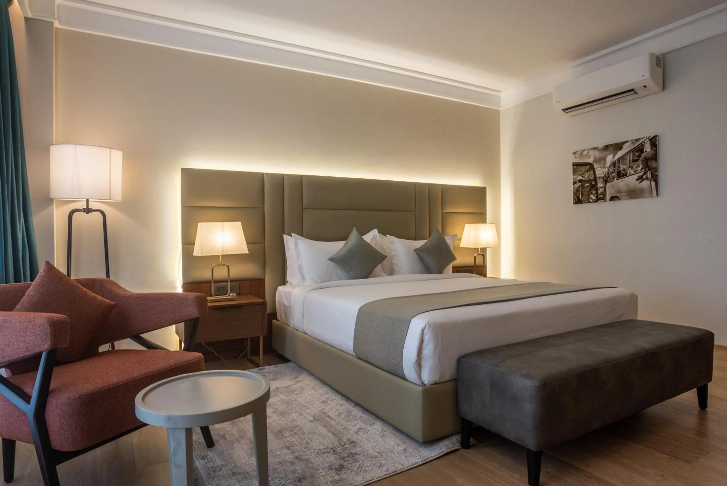 View (from property/room), Bed in Okash City Boutique Hotel