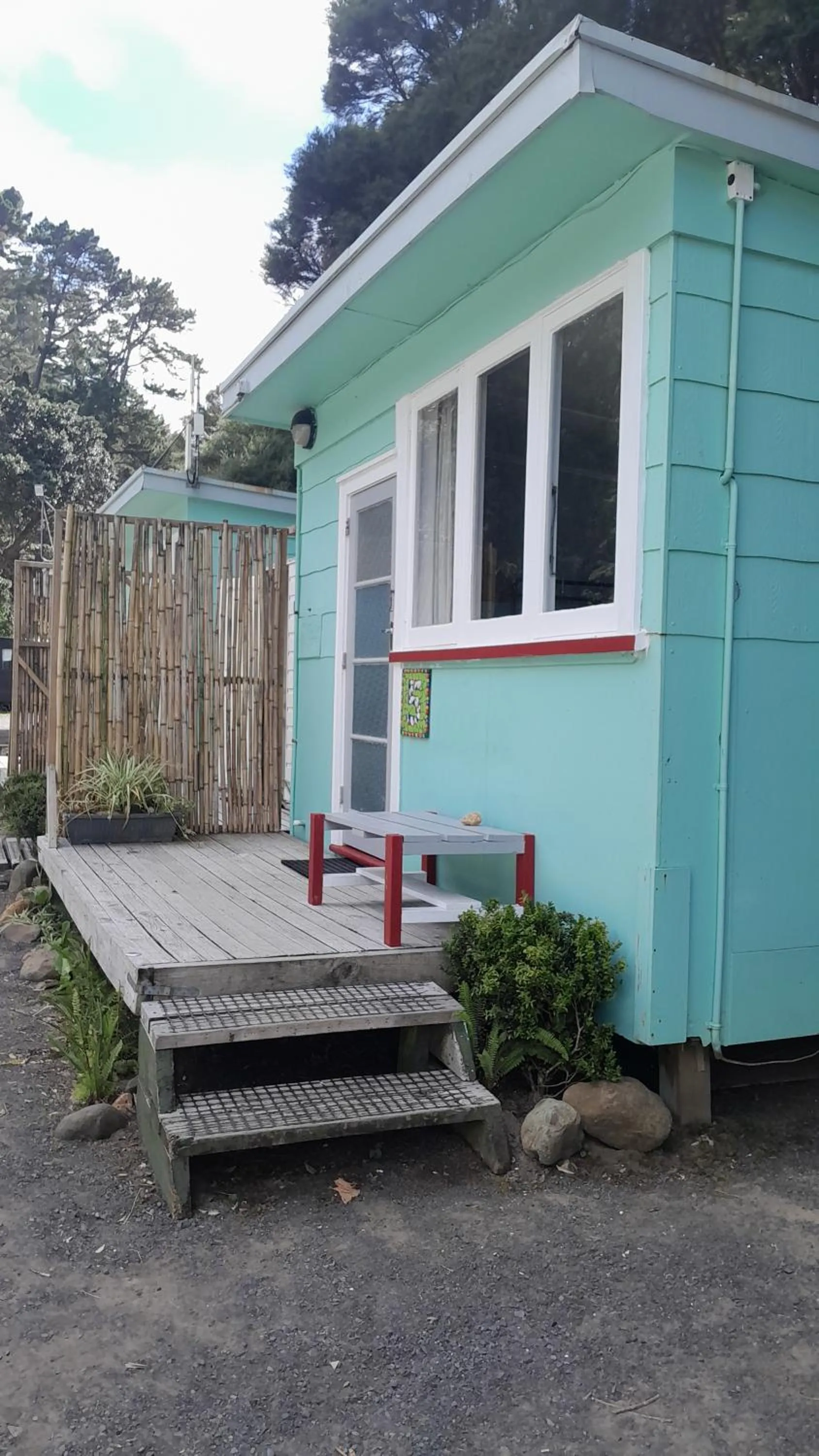 Seating area in Dickson Holiday Park
