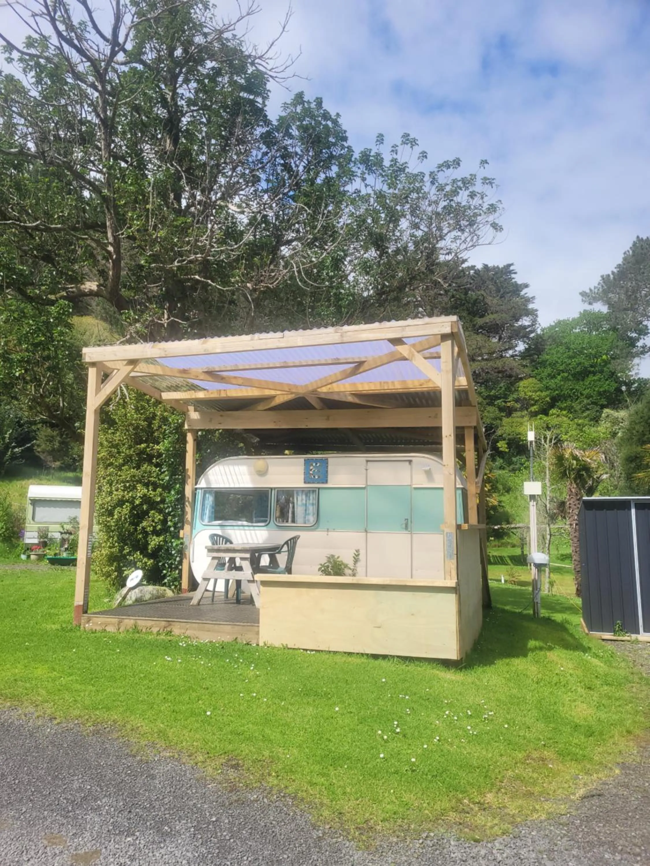 Patio in Dickson Holiday Park