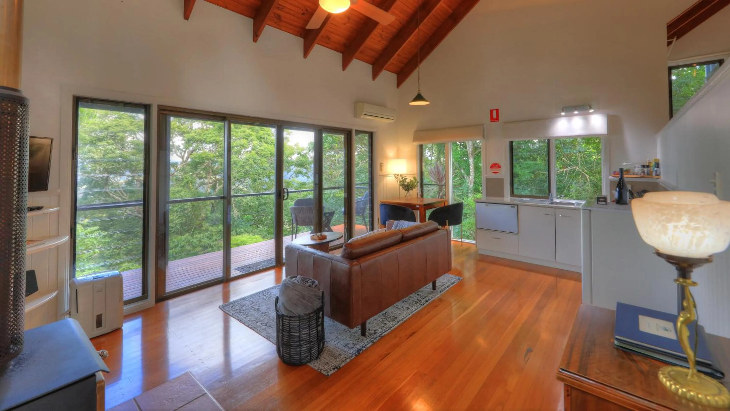 Living room in Montville Misty View Cottages