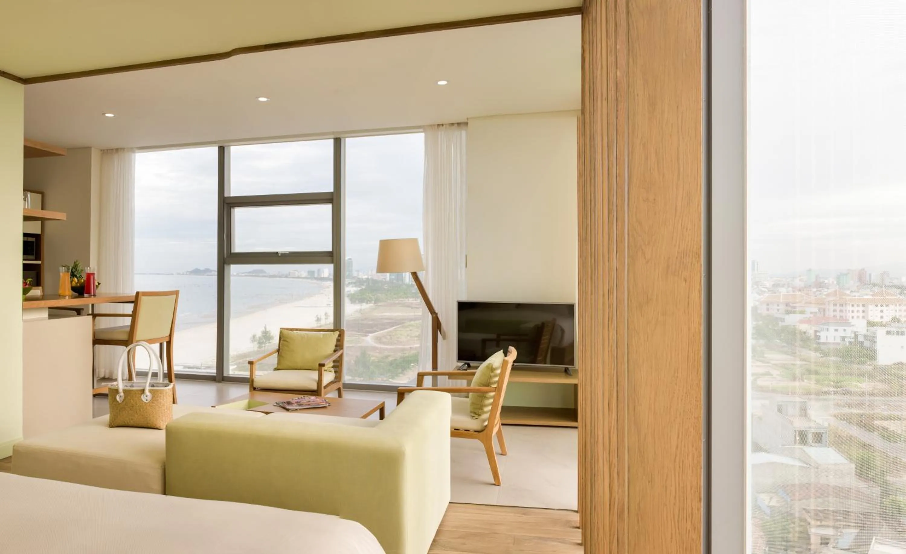 Living room in Fusion Suites Da Nang