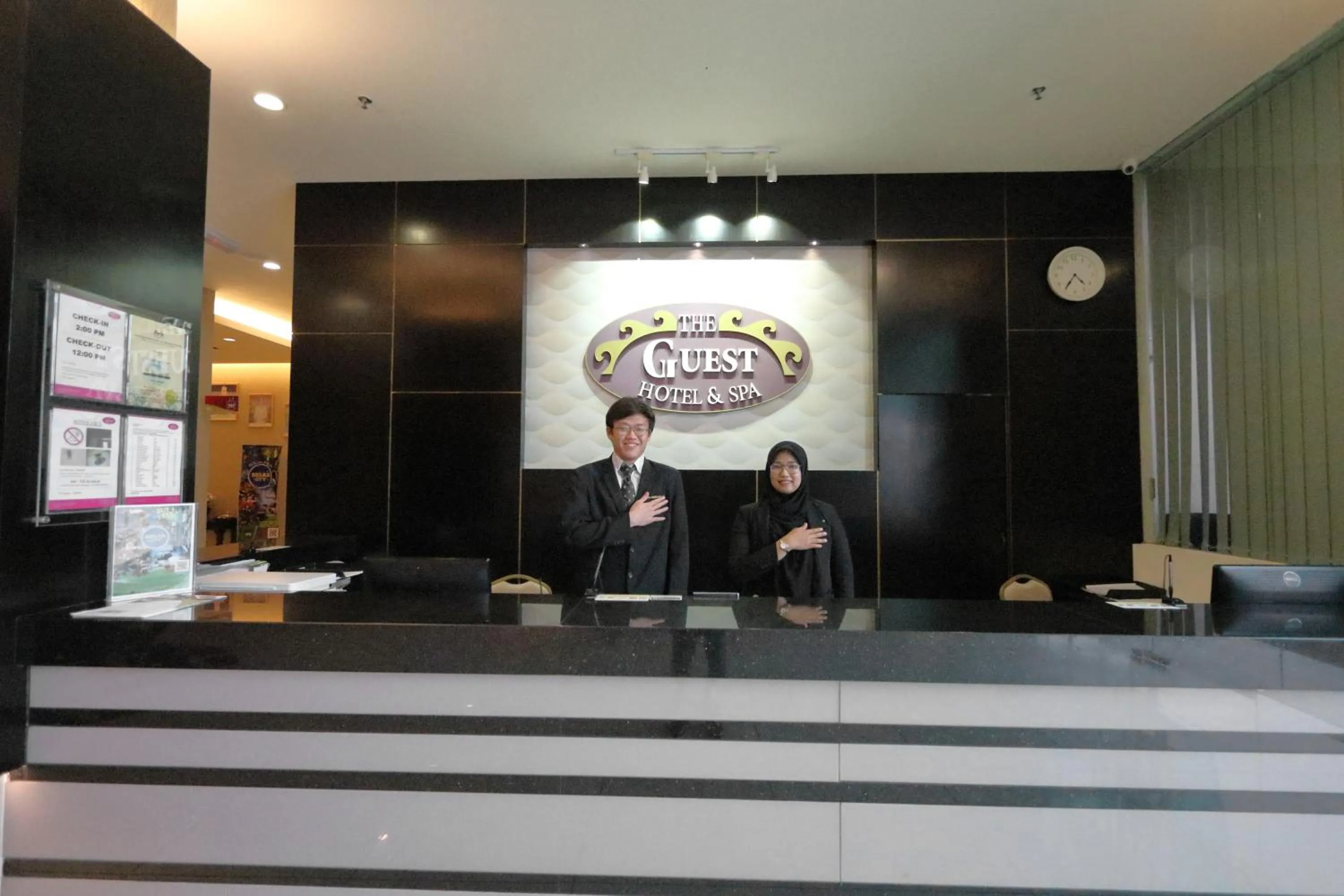 Lobby or reception in The Guest Hotel & Spa