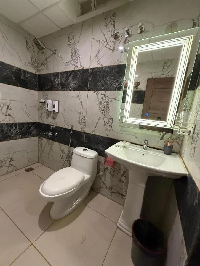 Bathroom in LG Signature Suites Kalyan Nagar