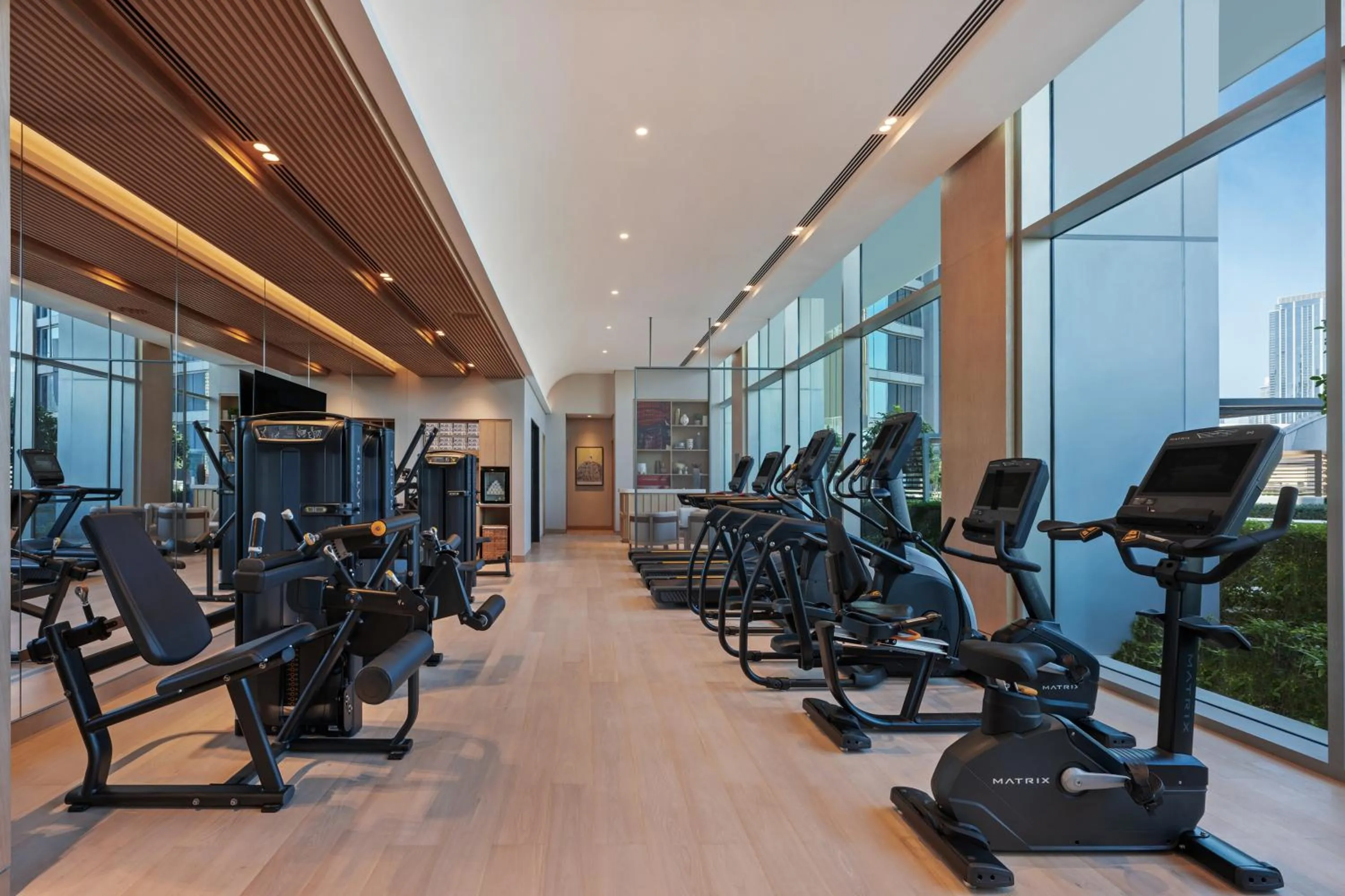 Fitness centre/facilities in Vida Dubai Mall