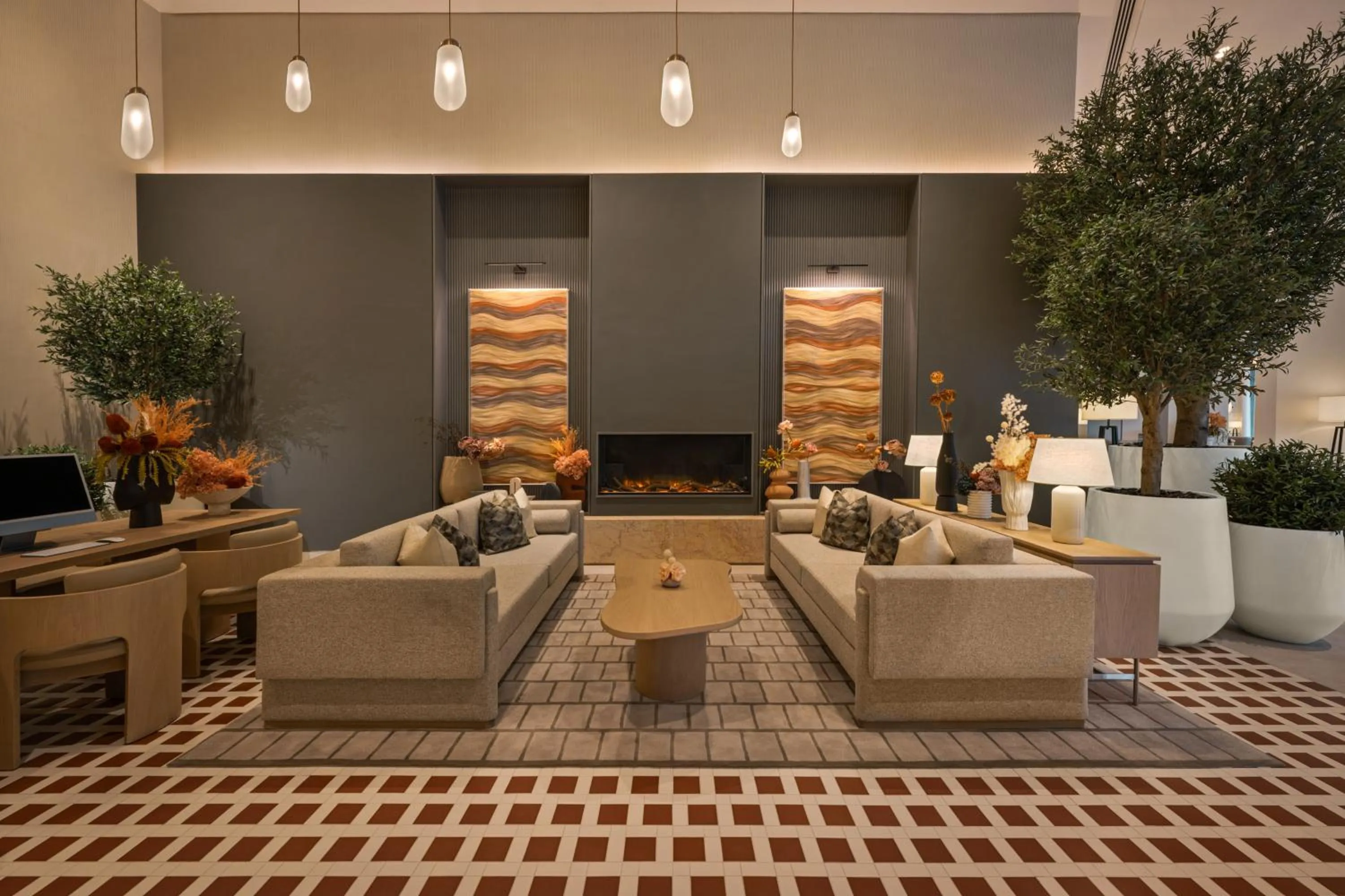 Lounge or bar in Vida Dubai Mall