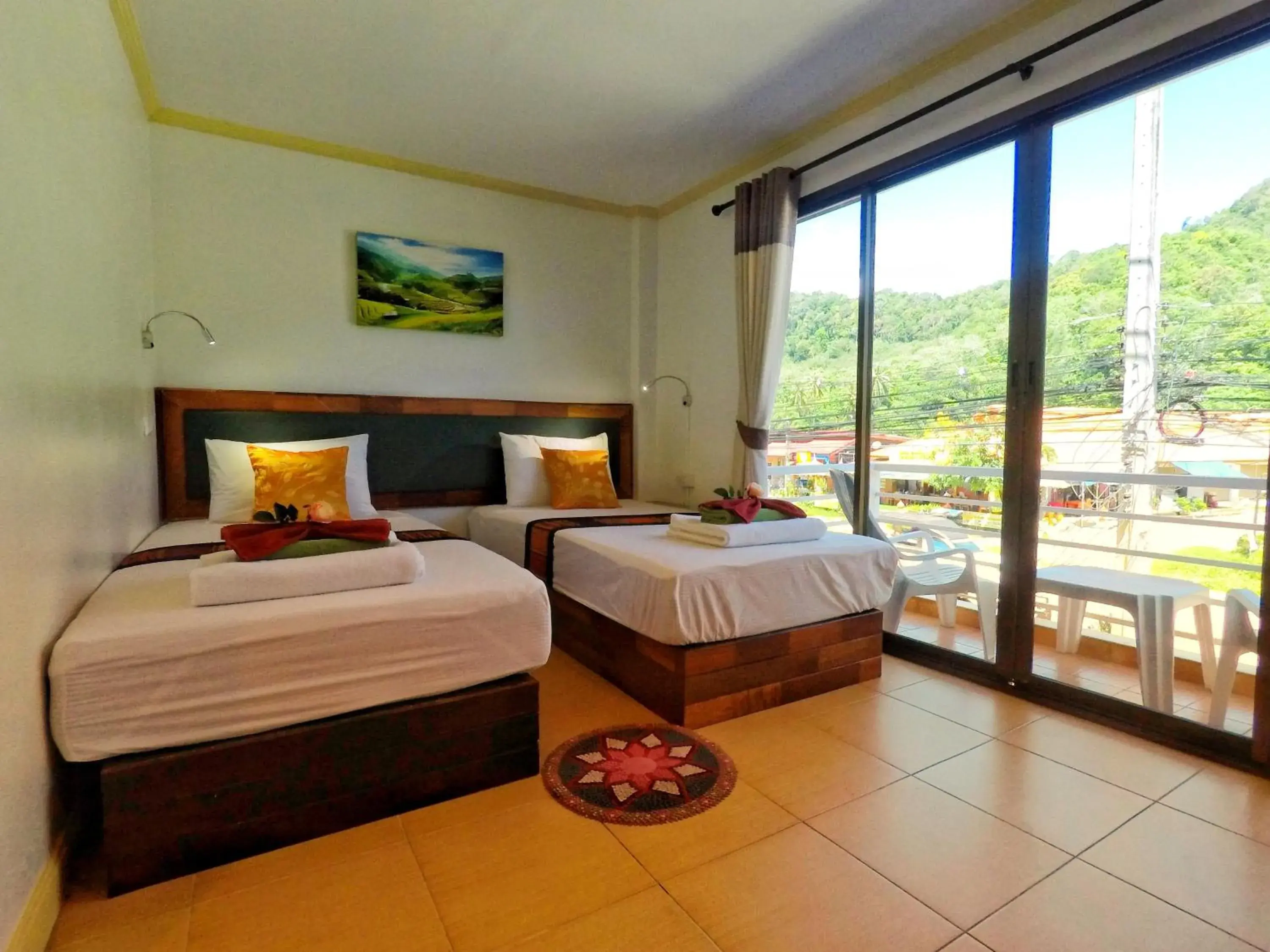 Twin Room with Balcony in Lanta at Home - SHA Extra Plus Twin Room with Balcony in Lanta at Home - SHA Extra Plus