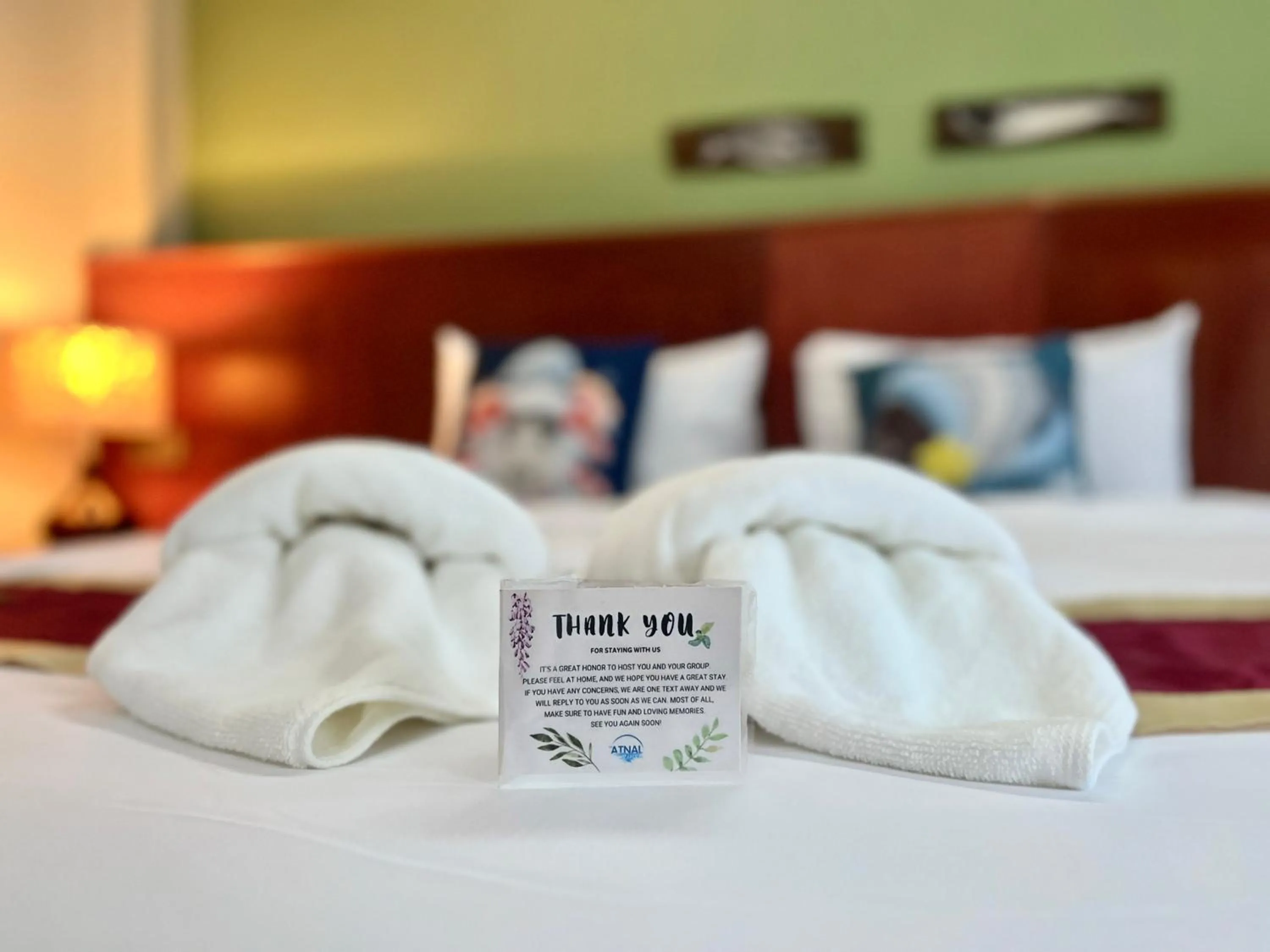 Bed in The Atnal Lanta Budget and Eco Friendly hotel in Koh Lanta