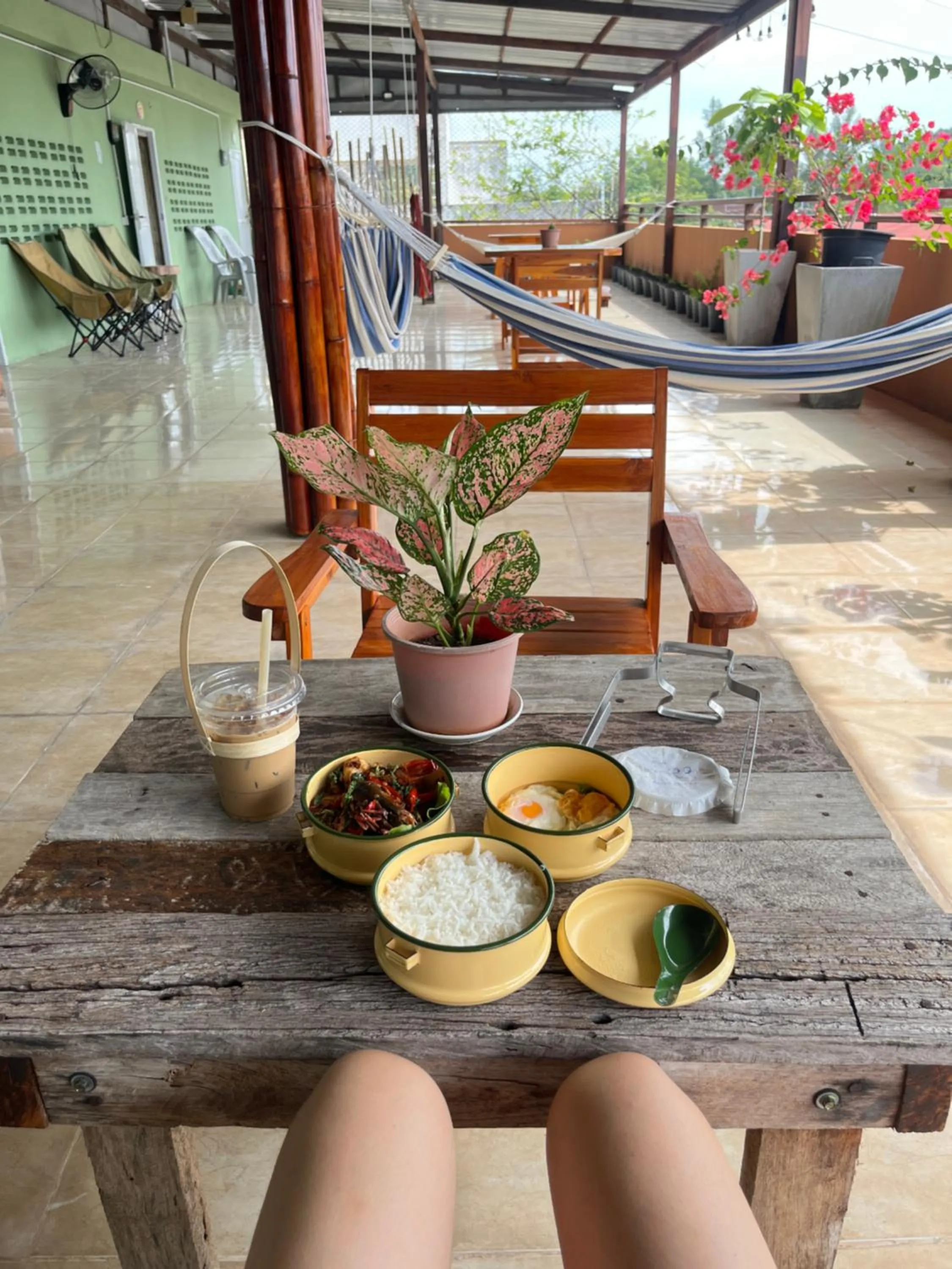 Breakfast in The Atnal Lanta Budget and Eco Friendly hotel in Koh Lanta