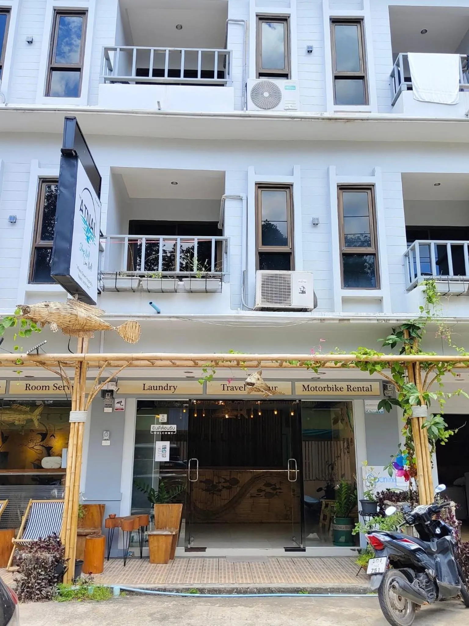 Facade/entrance in The Atnal Lanta Budget and Eco Friendly hotel in Koh Lanta