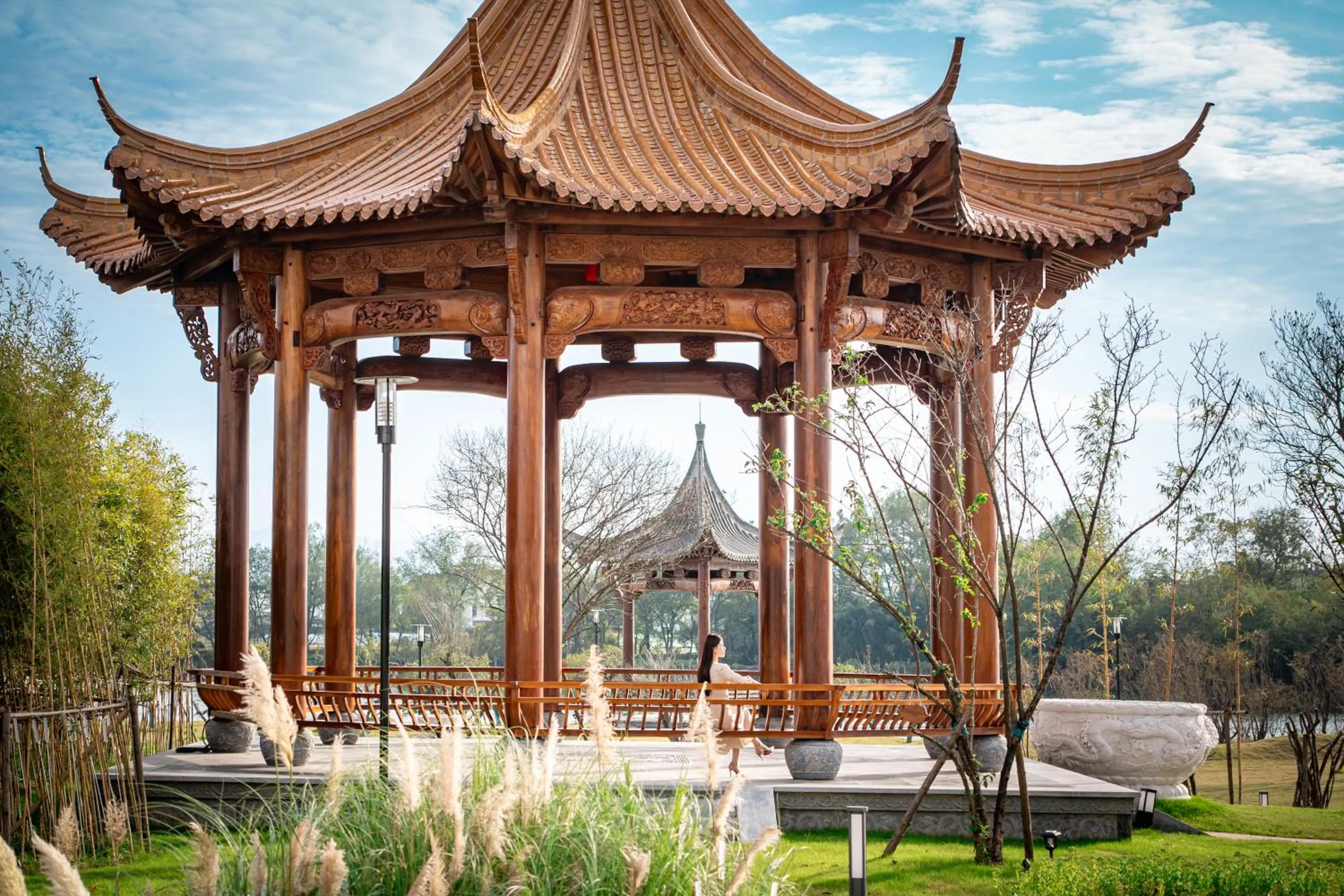 Garden view in Hyatt Regency Huangshan Hengjiangwan