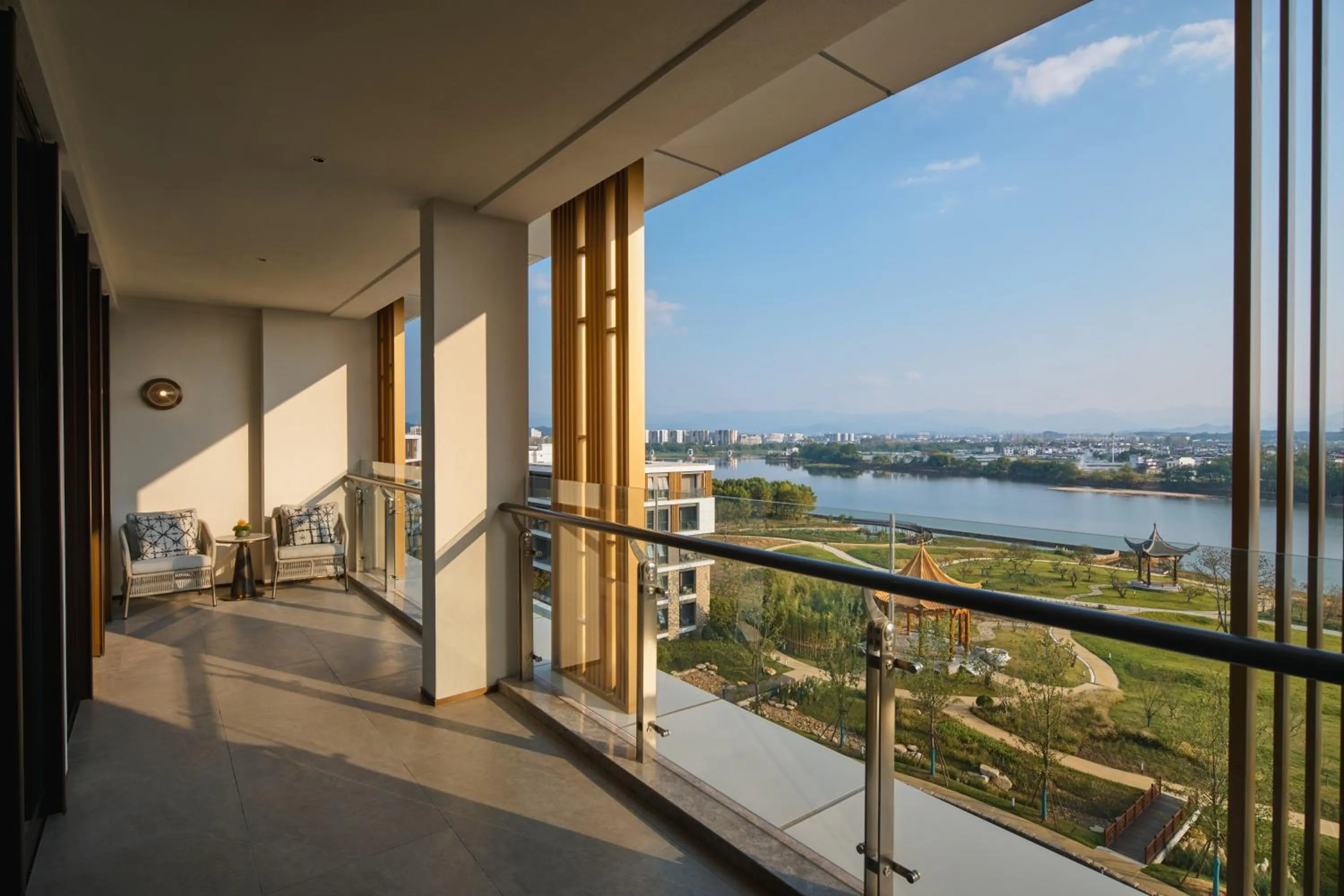 Balcony/Terrace in Hyatt Regency Huangshan Hengjiangwan