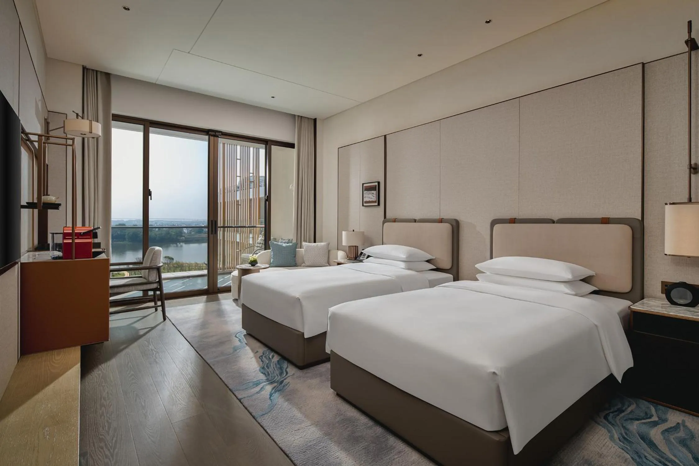 Bed in Hyatt Regency Huangshan Hengjiangwan