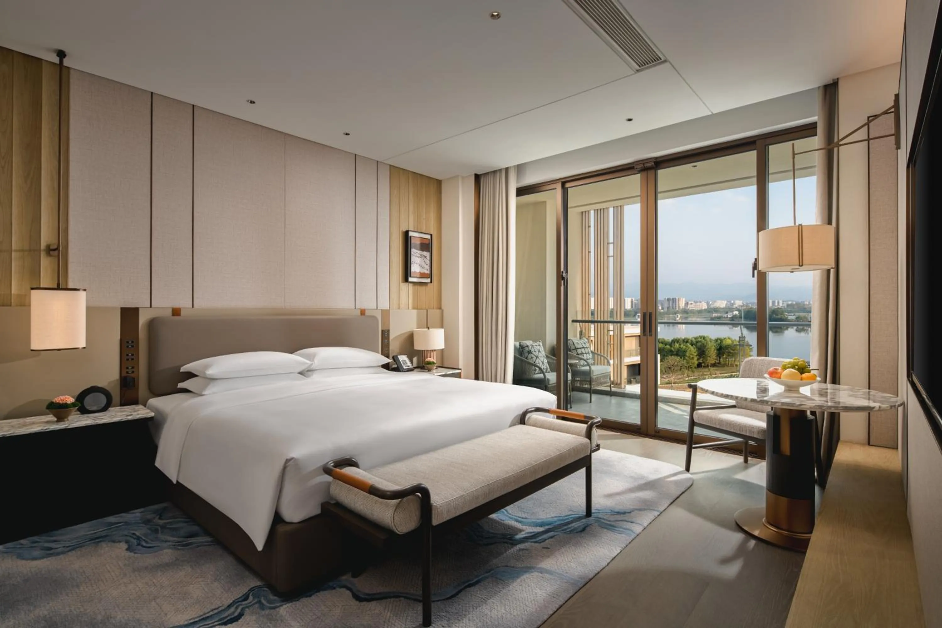 Bed in Hyatt Regency Huangshan Hengjiangwan