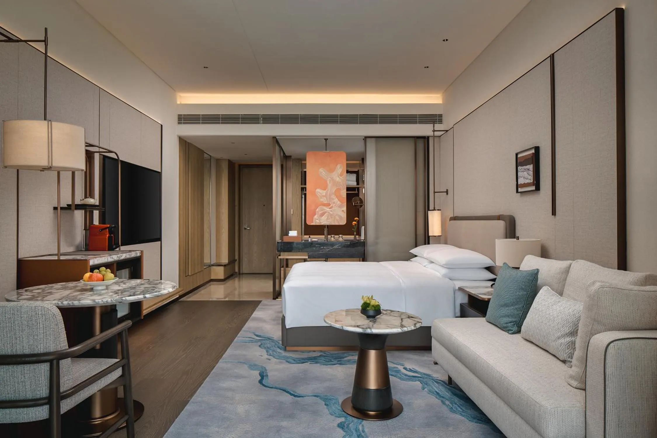 Bed in Hyatt Regency Huangshan Hengjiangwan