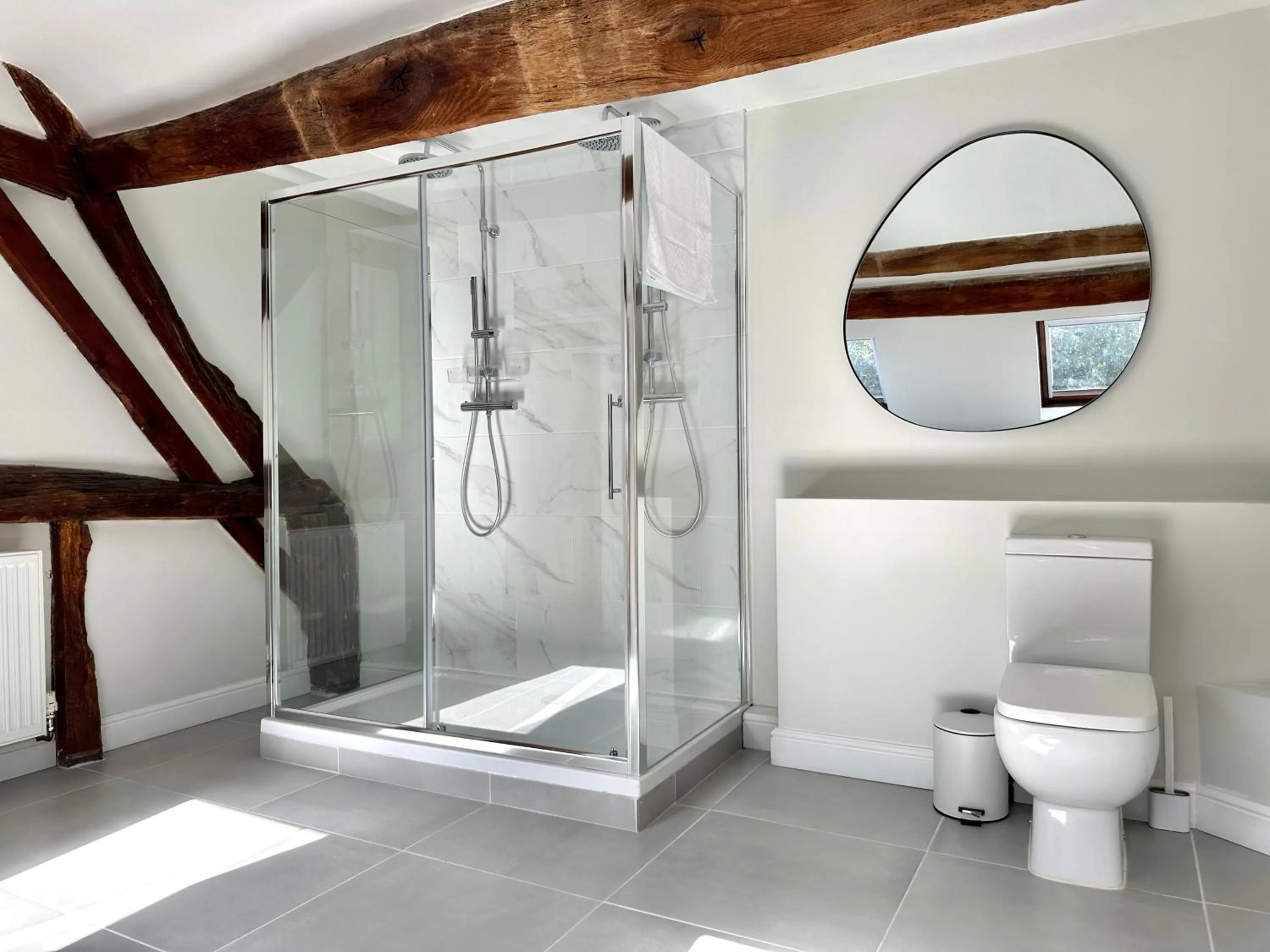 Shower in The Manor at Abberley