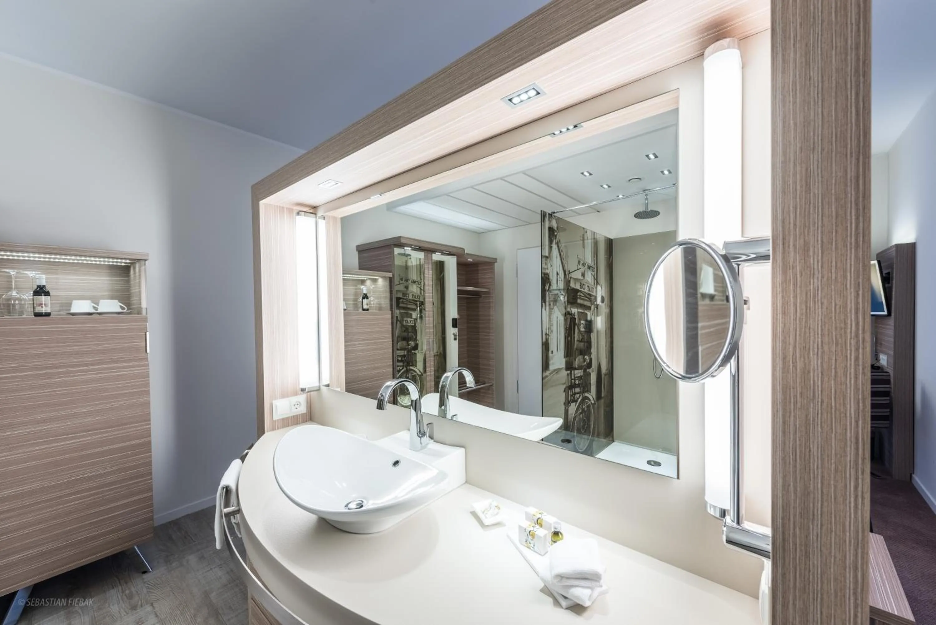 Bathroom in Arkadenhaus - Hotel Freiherr von Schwarzenberg