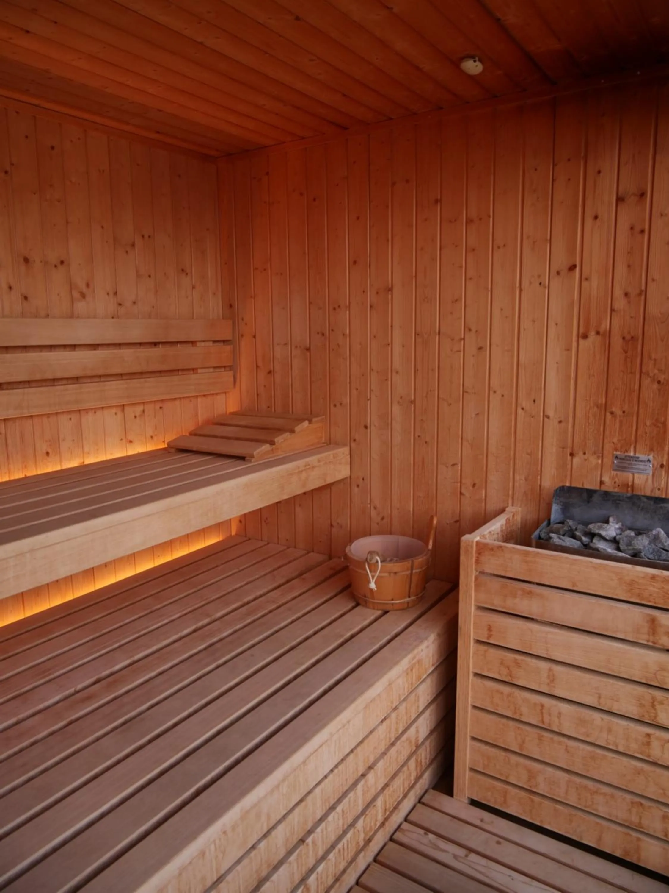 Sauna in Hotel Paradiso Como