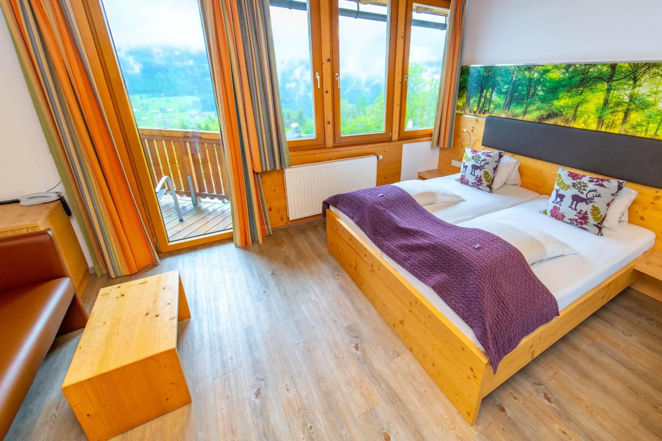 Bed in nawu apartments & Restaurant