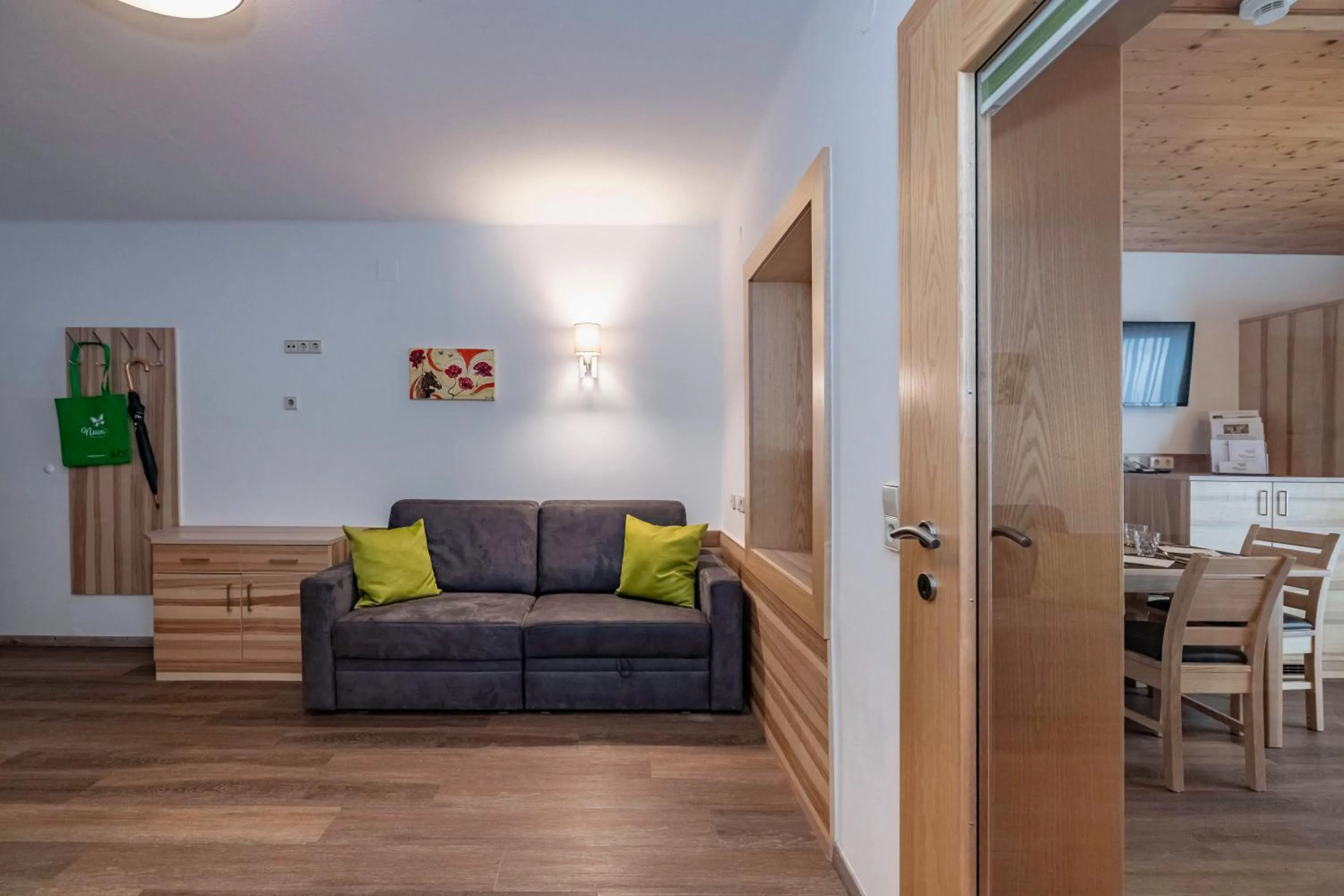 Living room in nawu apartments & Restaurant