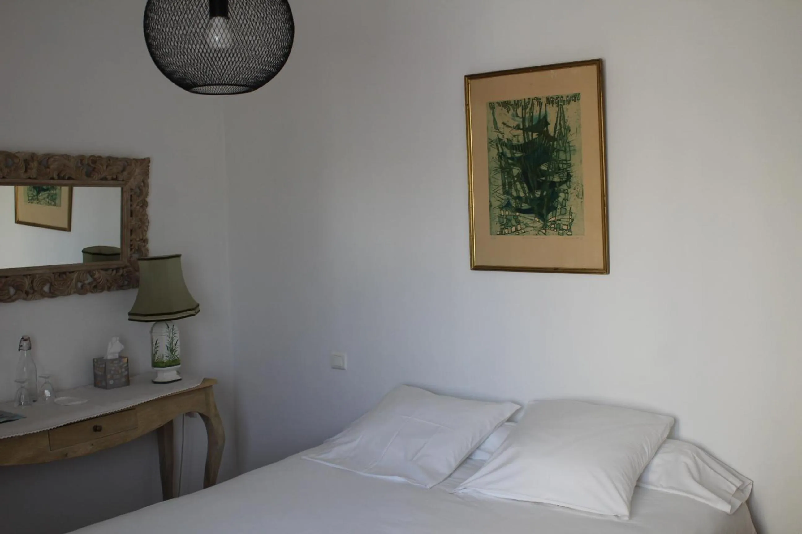 Decorative detail, Bed in Bastide Saint Bernard