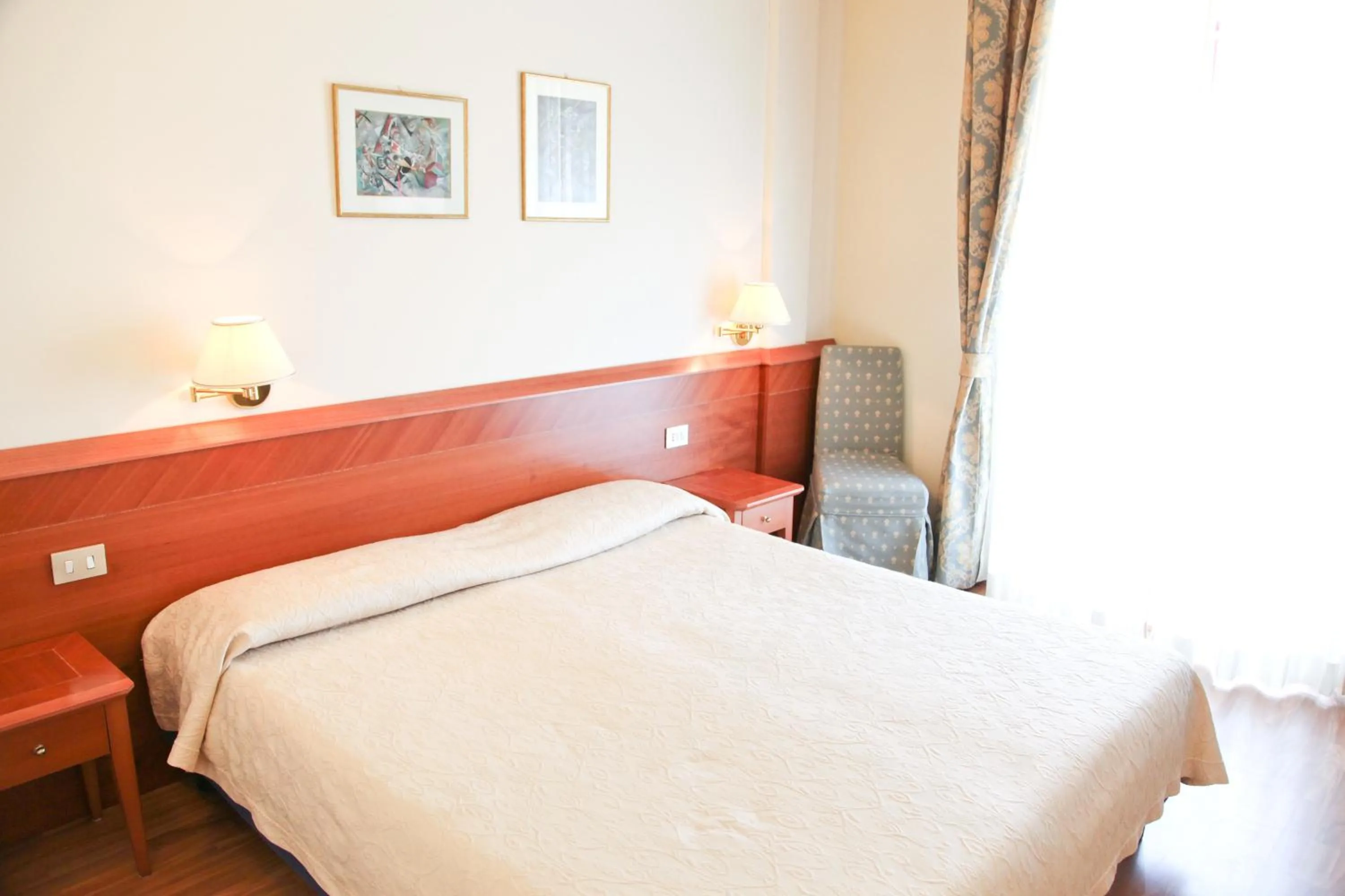 Bed in Hotel Cristallo