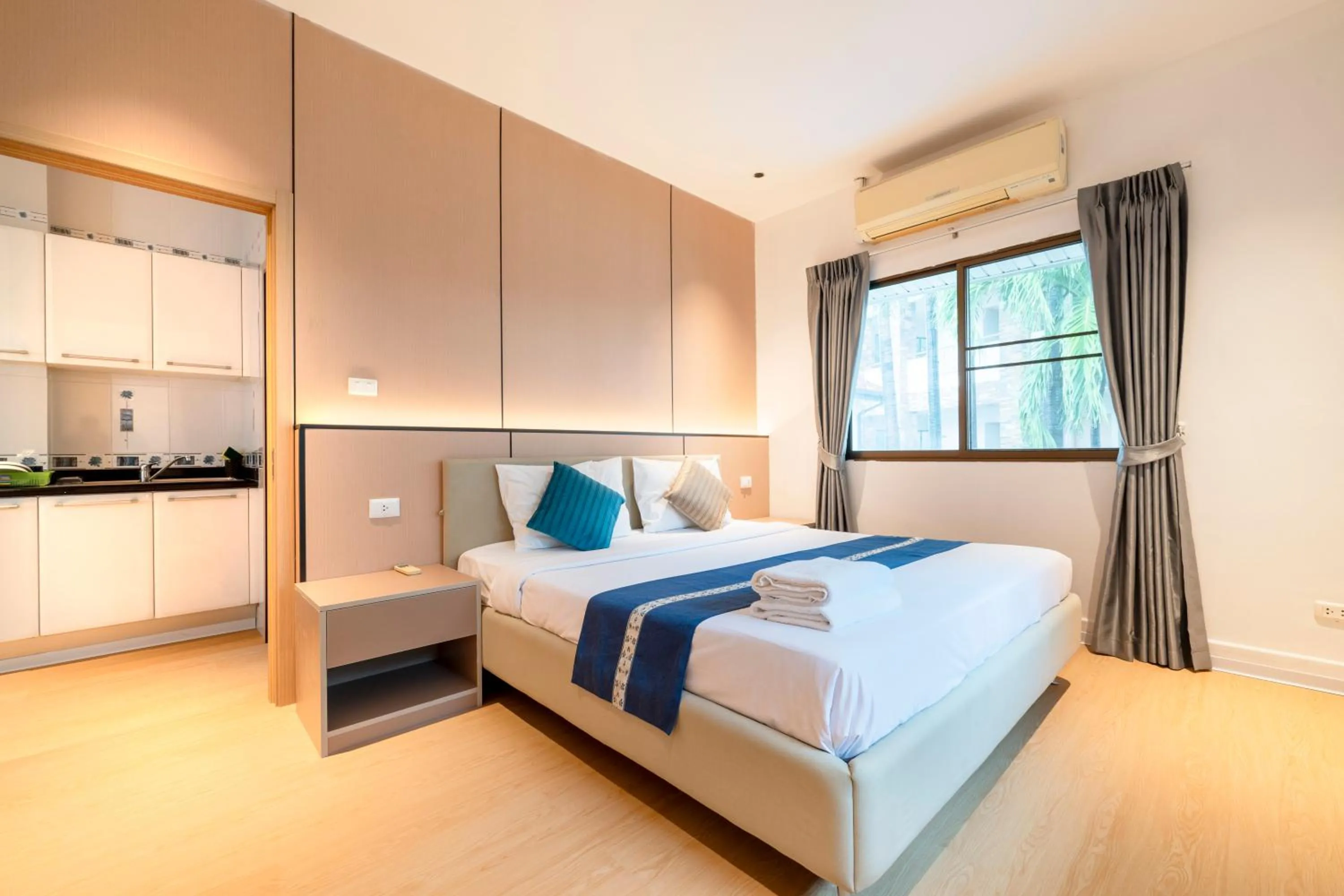 Bed in Selina Place Hotel