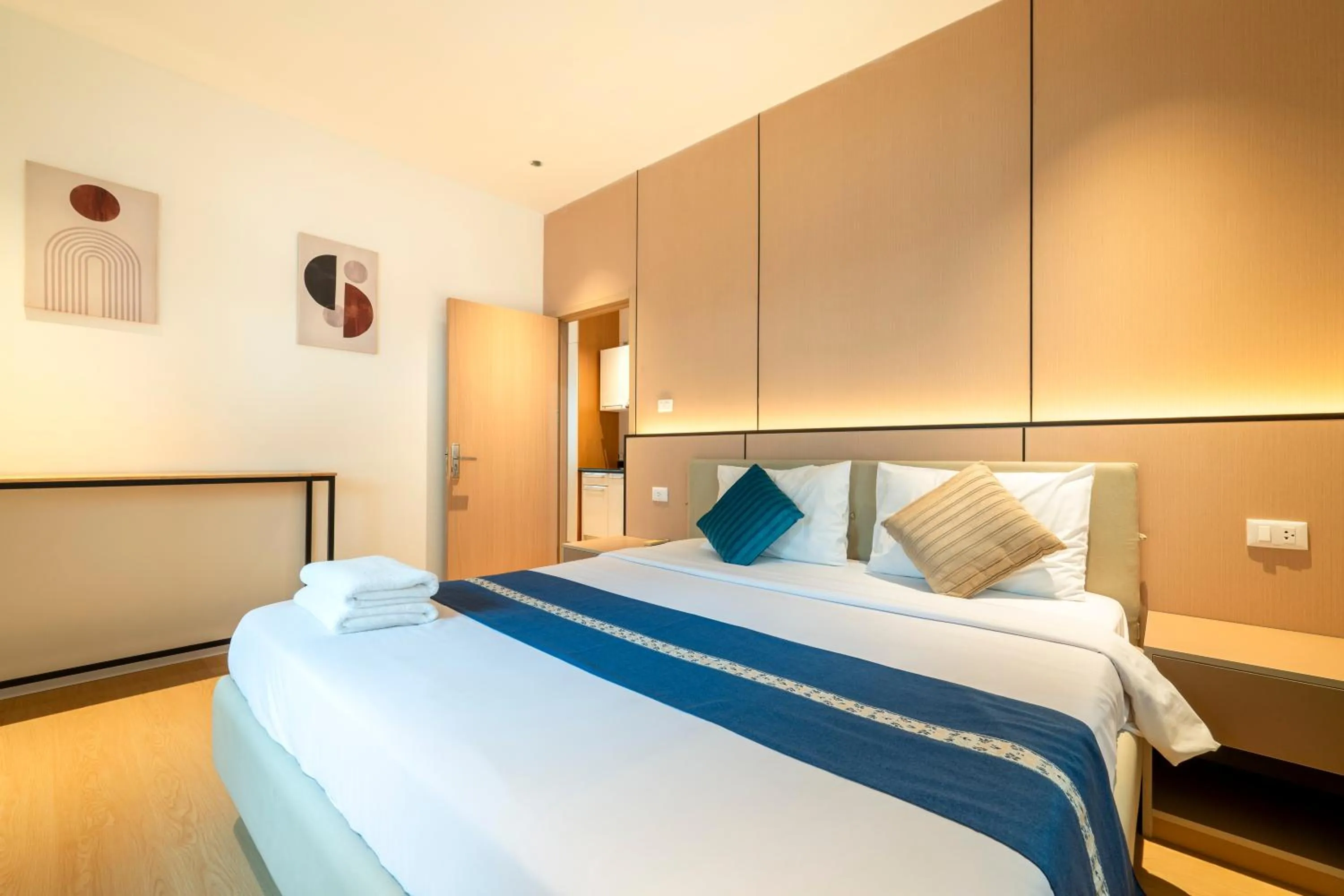 Bed in Selina Place Hotel