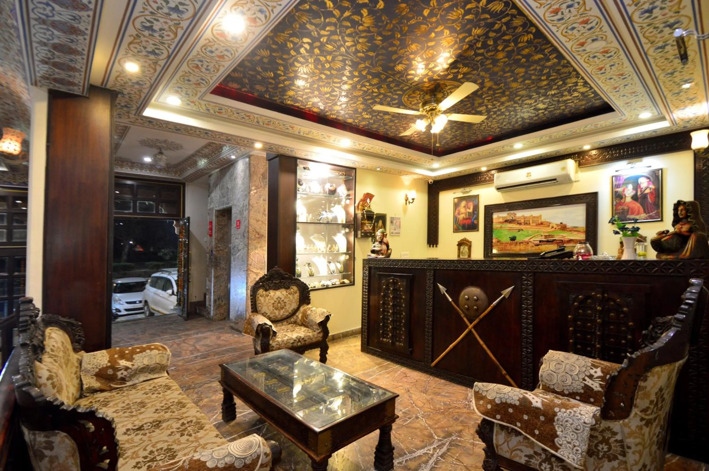 Lobby or reception in Hotel Surya Garh