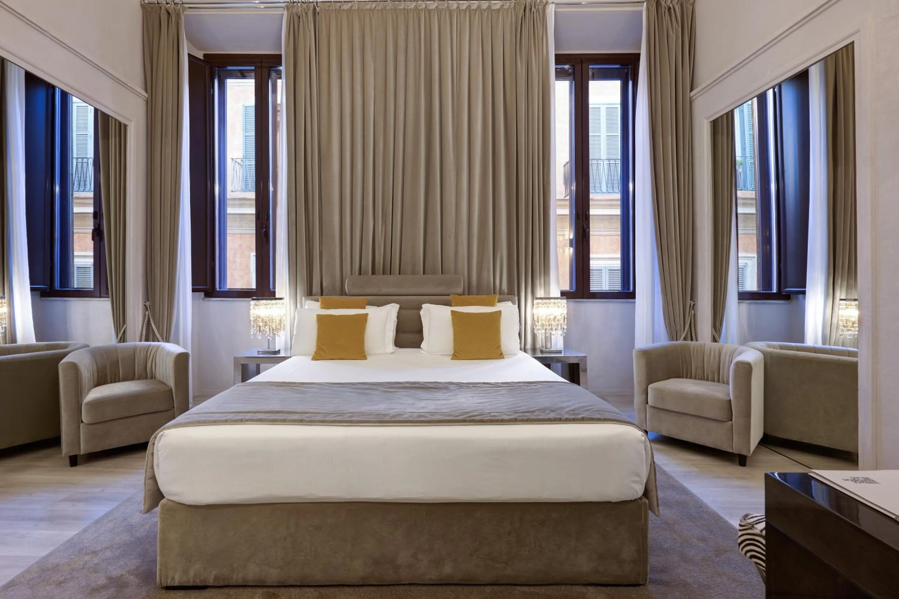 Bed in Terrace Pantheon Relais