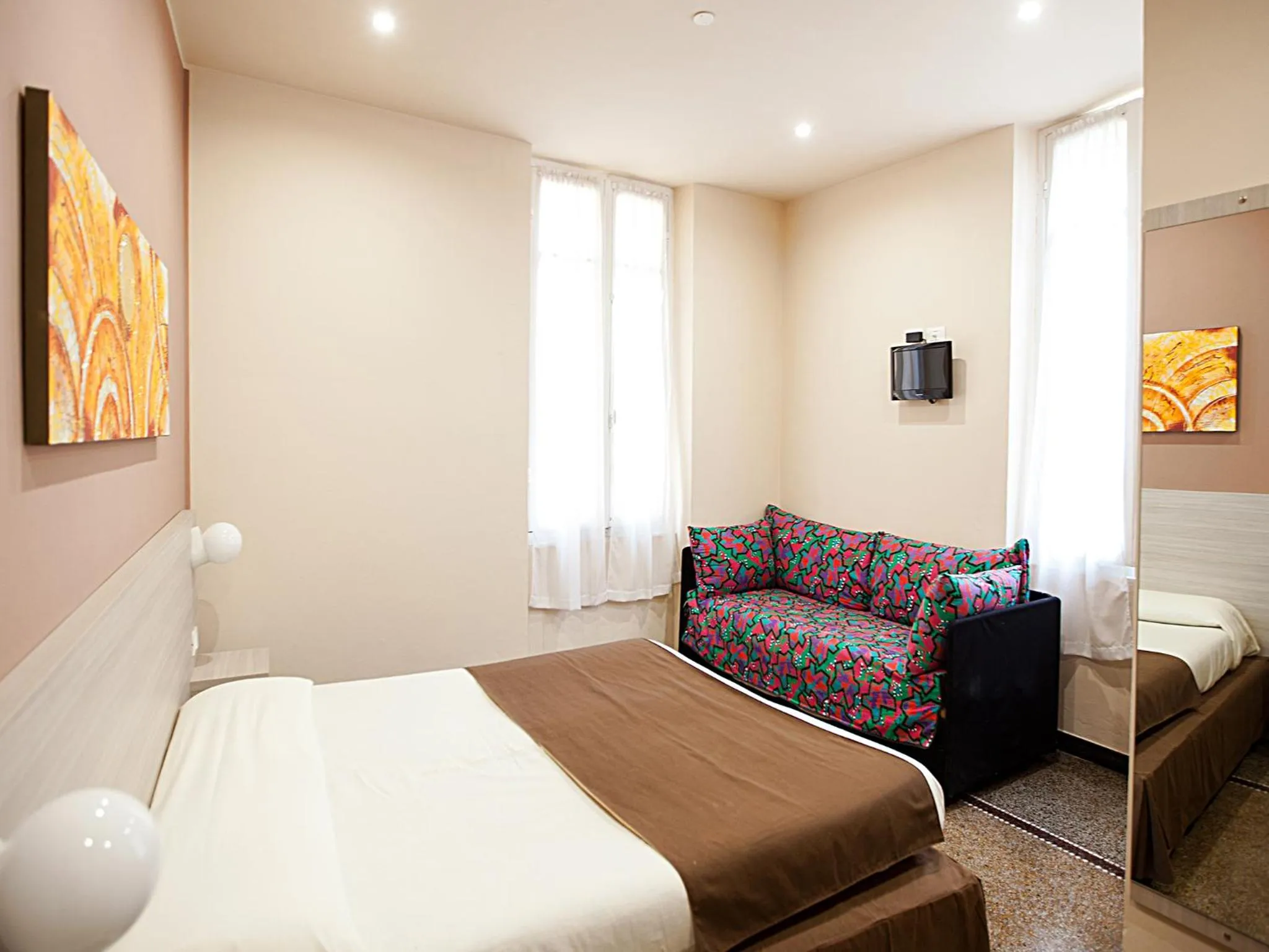 Bedroom, Bed in Hotel Ristorante Milton