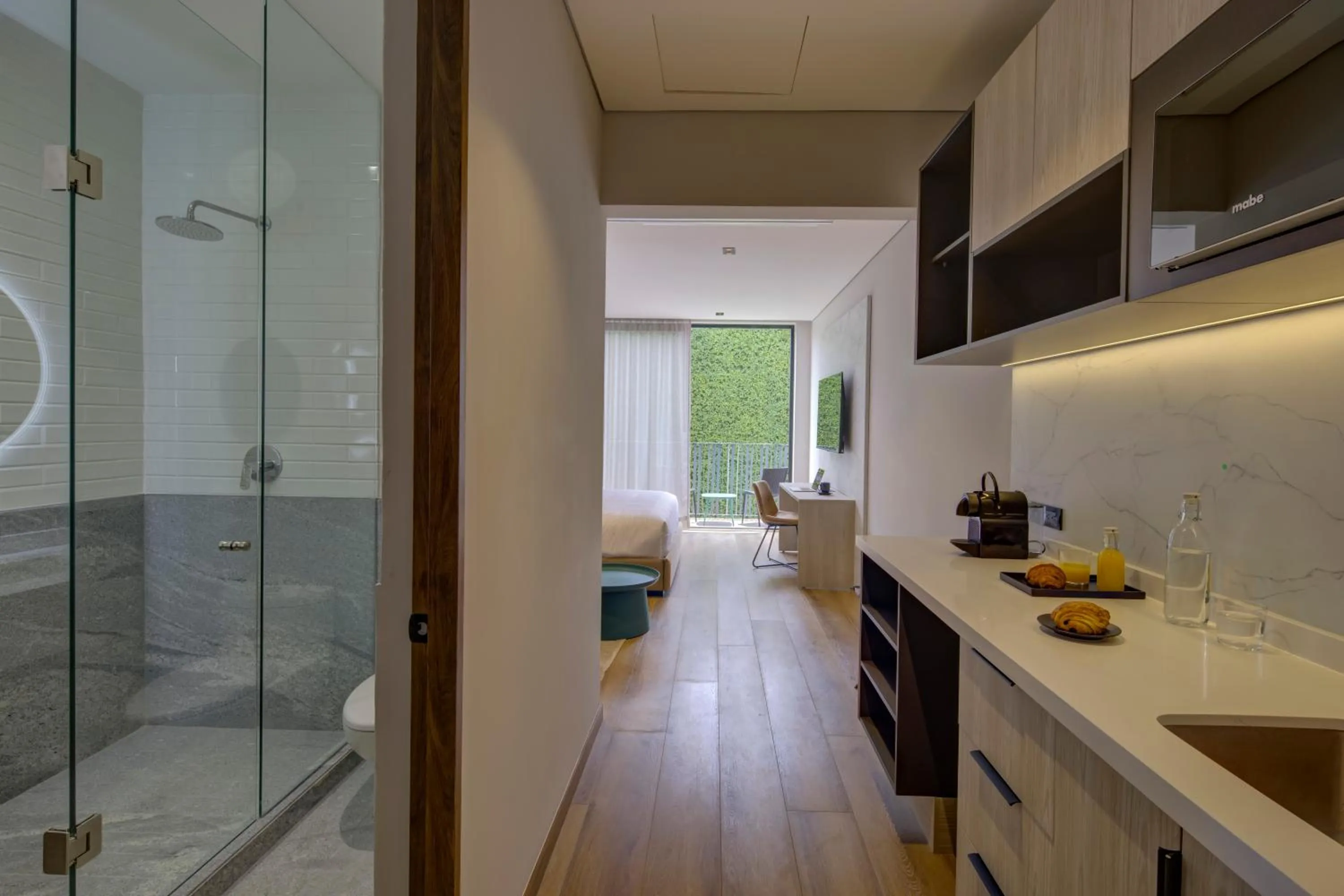 Kitchen or kitchenette in Vuestro Hotel Boutique