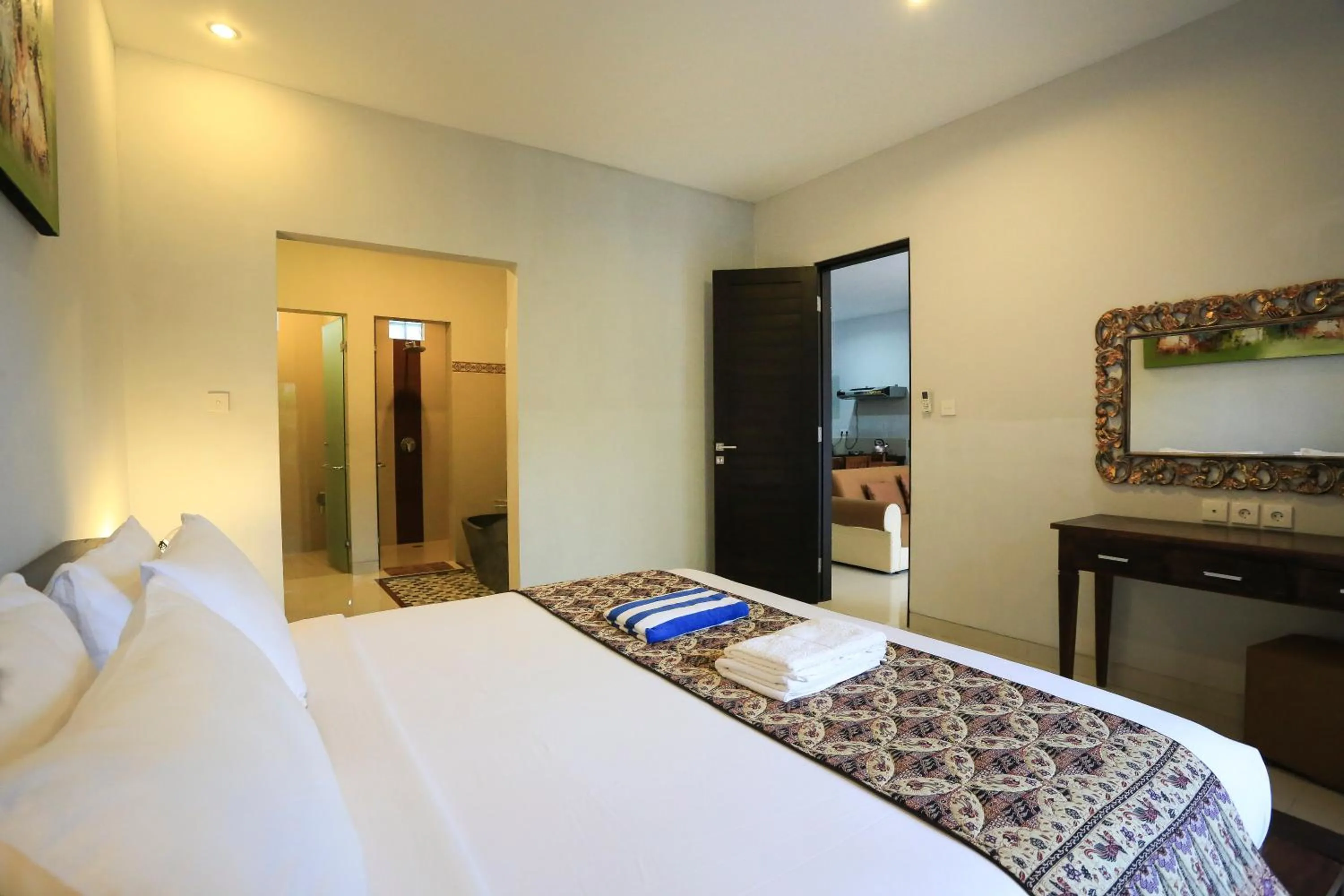 Bed in Nyoman Villa Sanur
