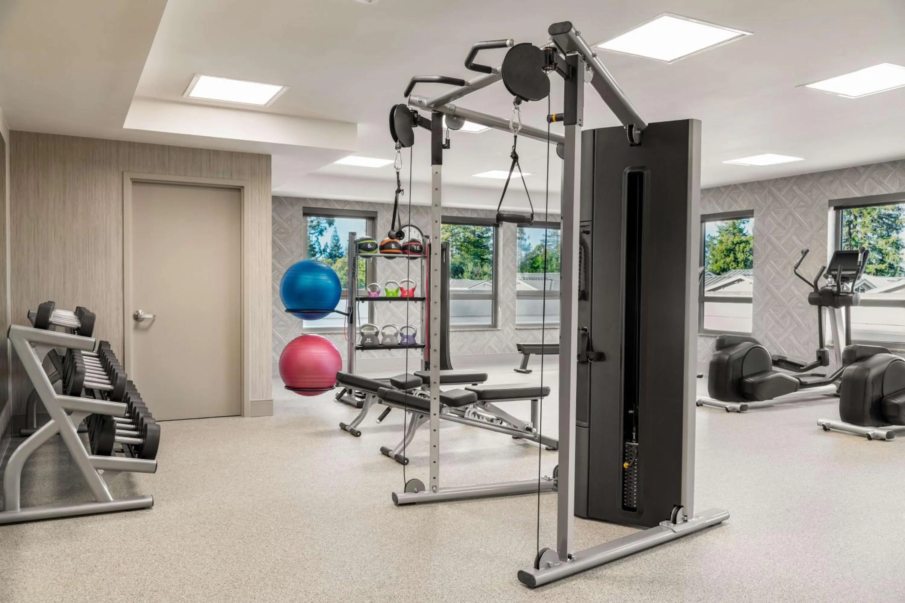 Fitness centre/facilities in Homewood Suites by Hilton Palo Alto