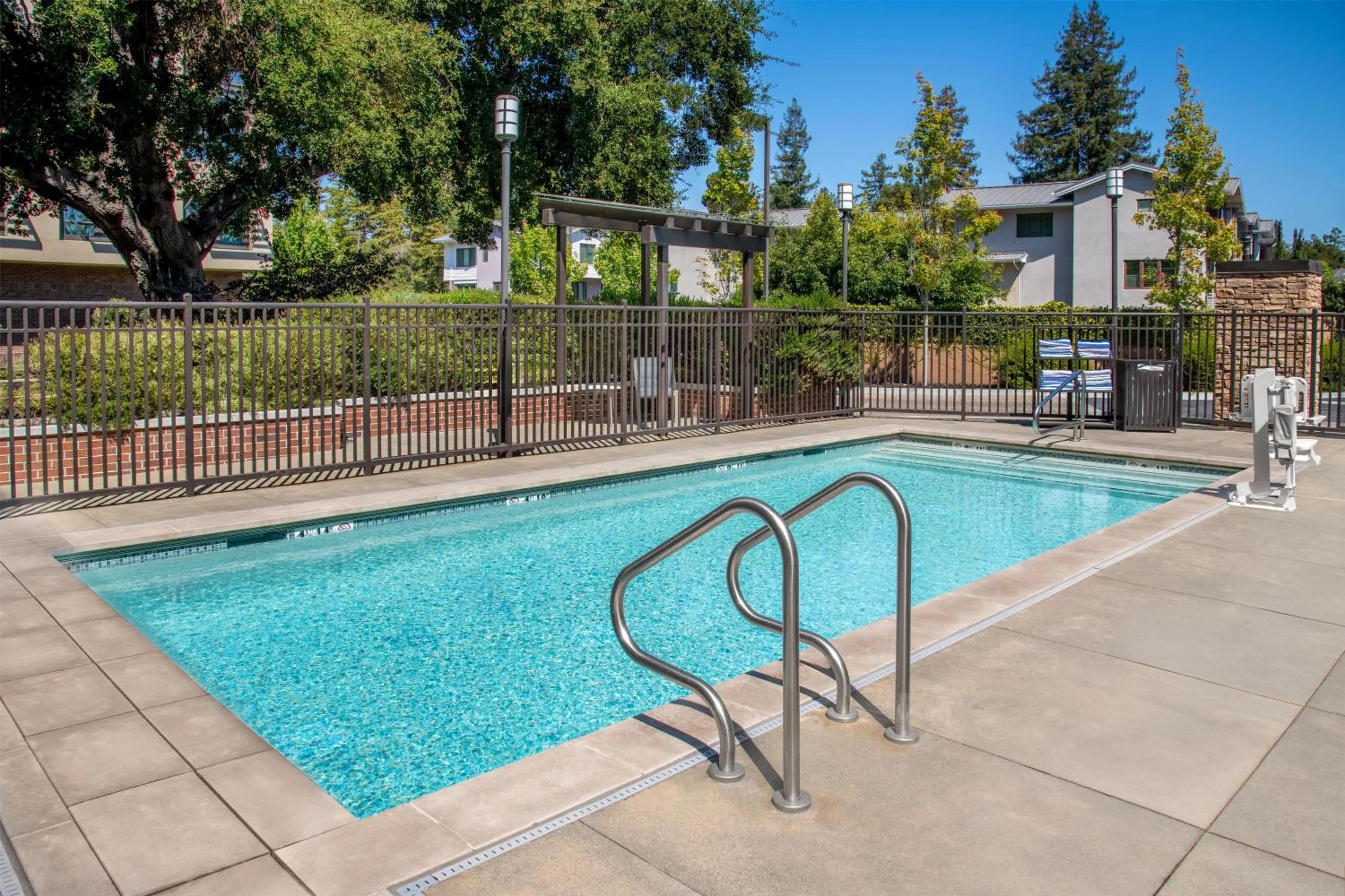 Pool view in Homewood Suites by Hilton Palo Alto
