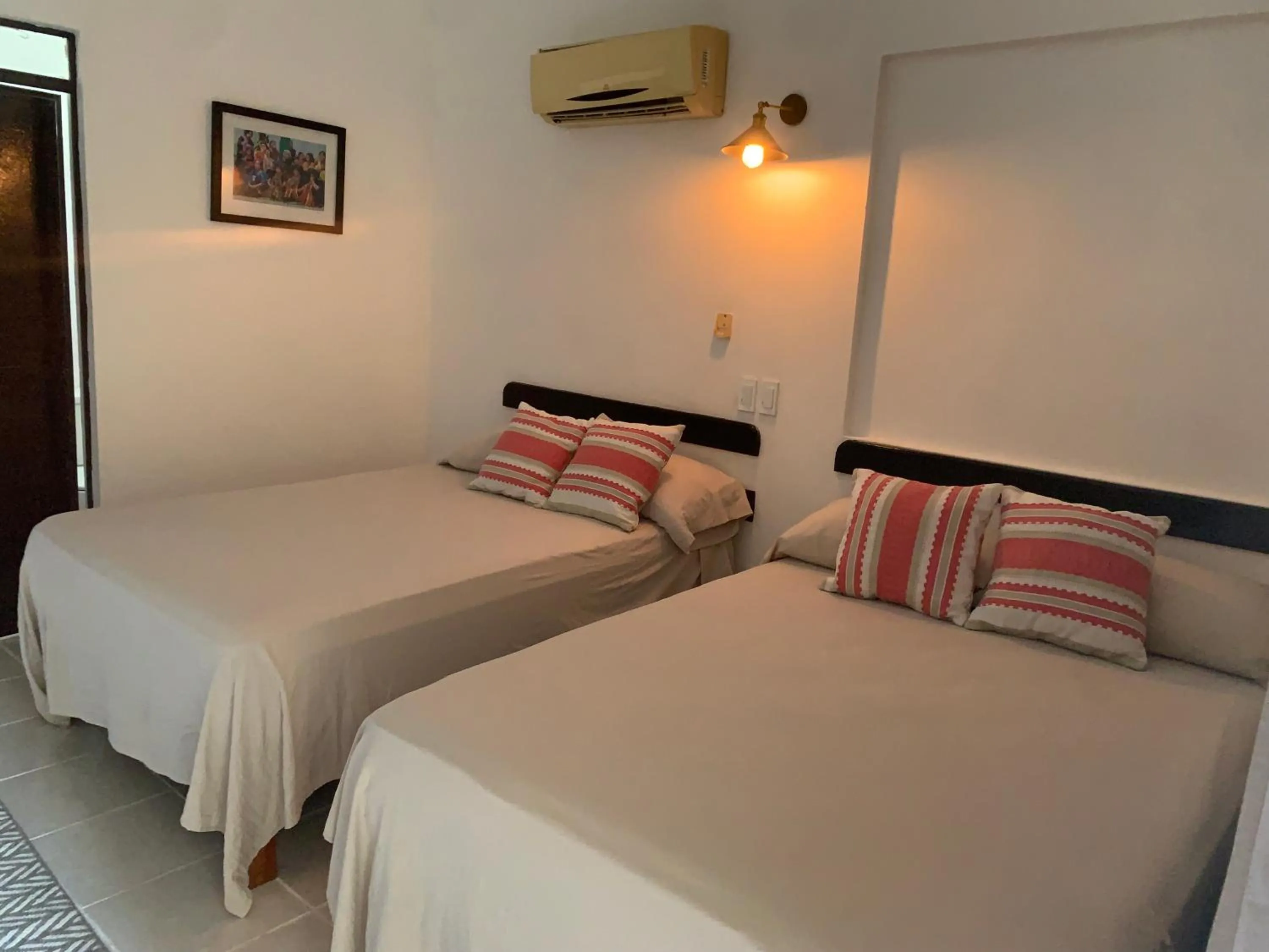 Bed in Hotel Quiloma Ranch