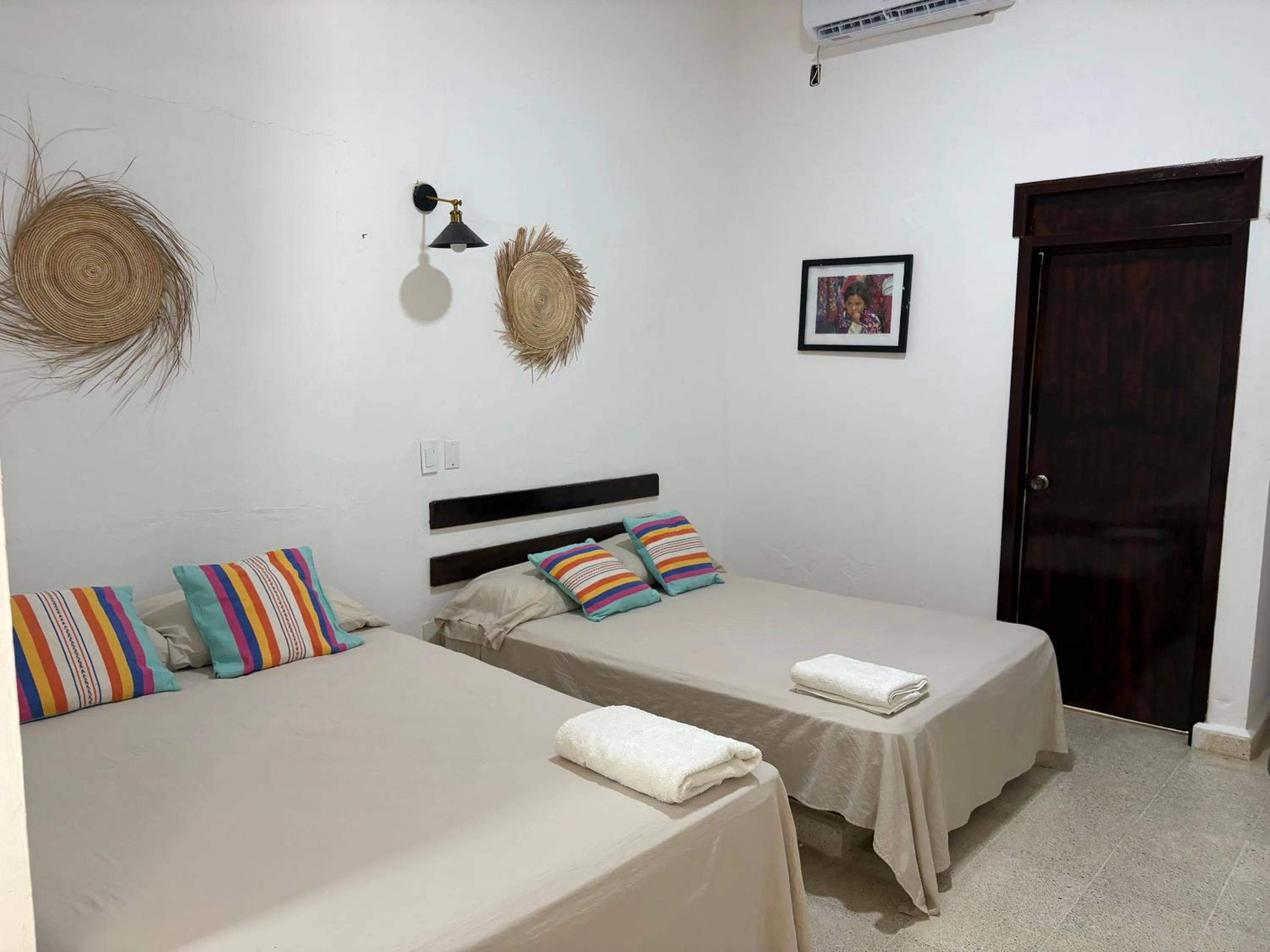 Bed in Hotel Quiloma Ranch