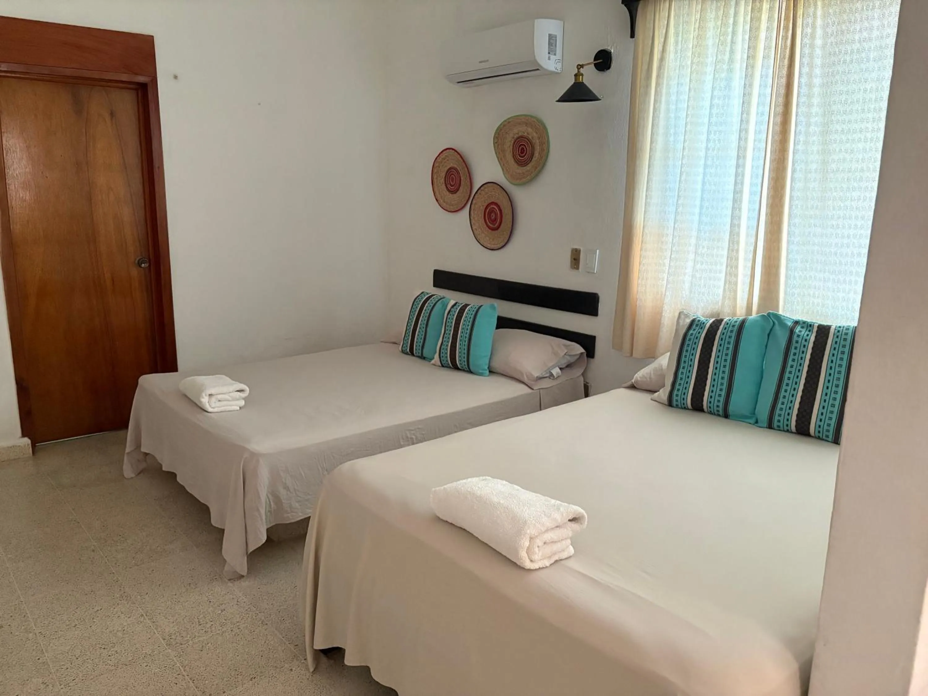 Bed in Hotel Quiloma Ranch