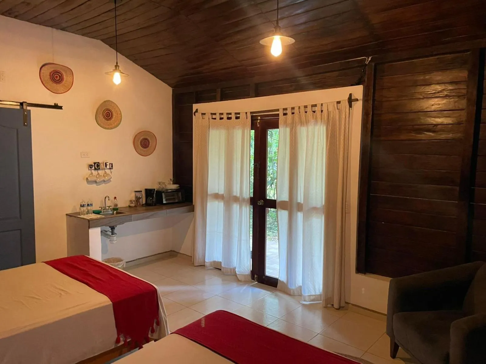 Bed in Hotel Quiloma Ranch