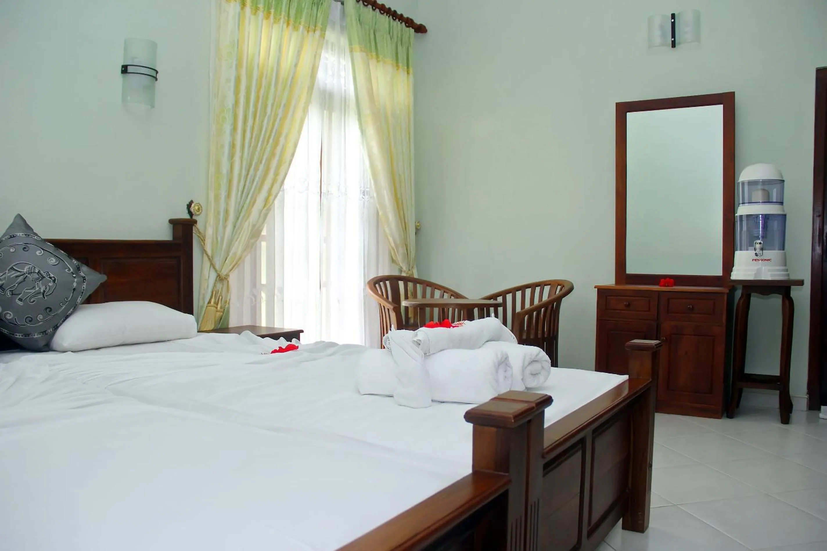 Bedroom, Bed in Methira Villa