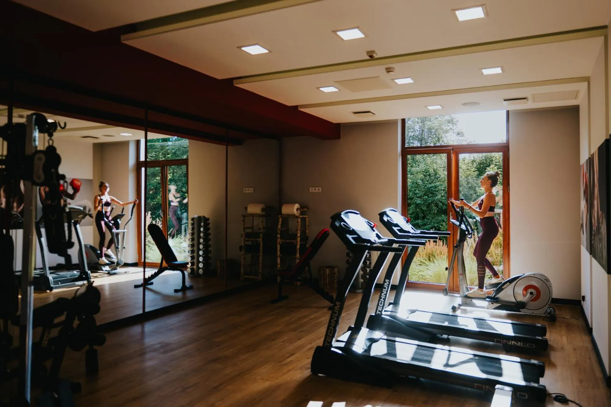 Fitness centre/facilities in Aspen Prime Ski & Bike Resort - basen, sauna, jacuzzi, siłownia w cenie pobytu