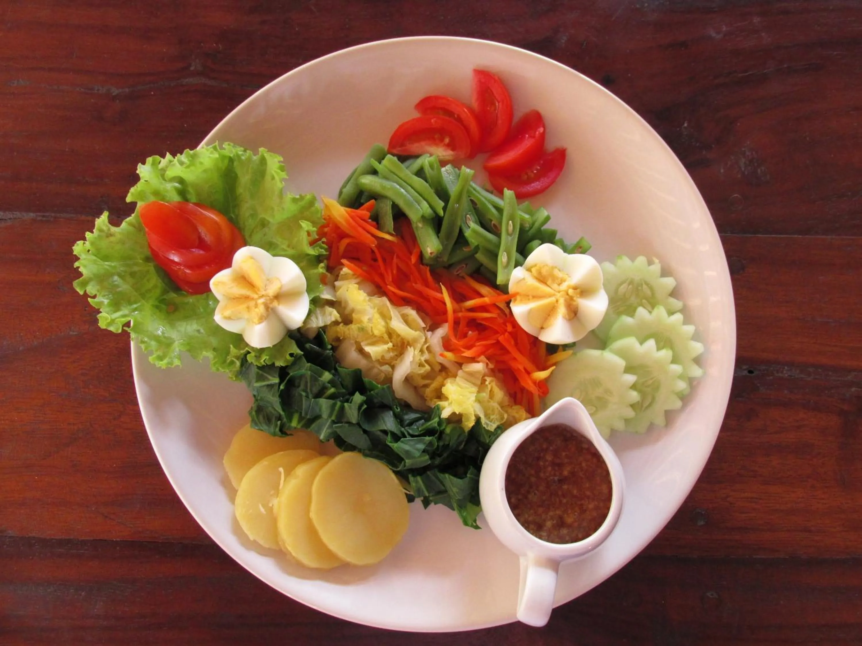 Food close-up in Cempaka Villa