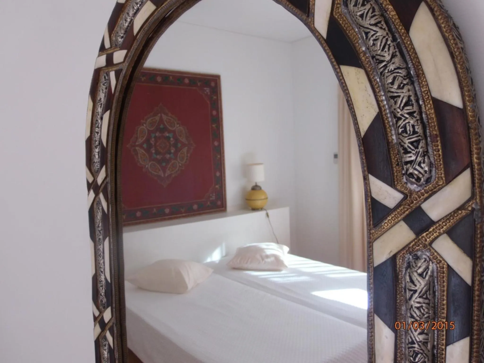 Decorative detail, Bed in HI Tavira – Pousada de Juventude