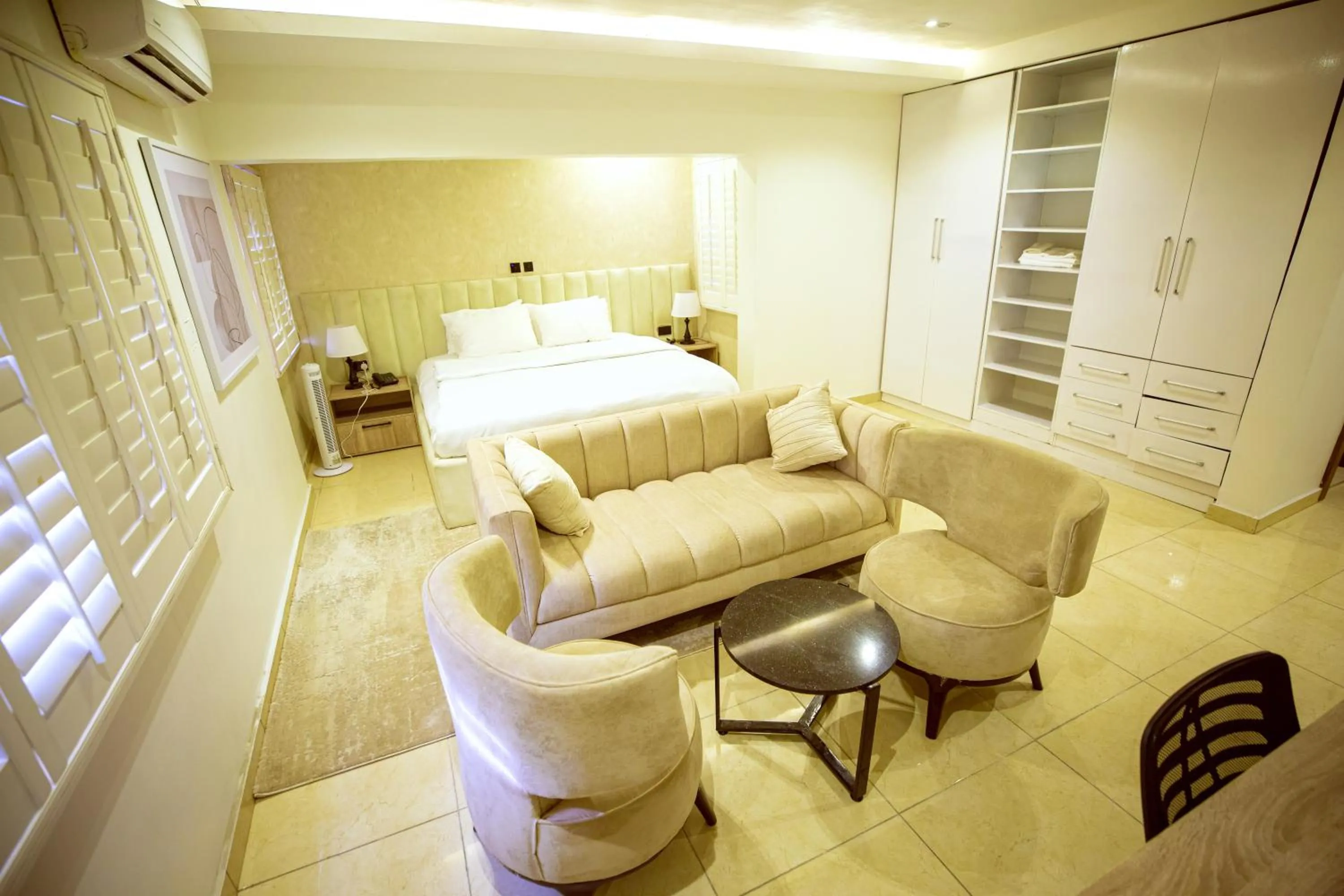 Bed in Tranquil Oasis Hotel