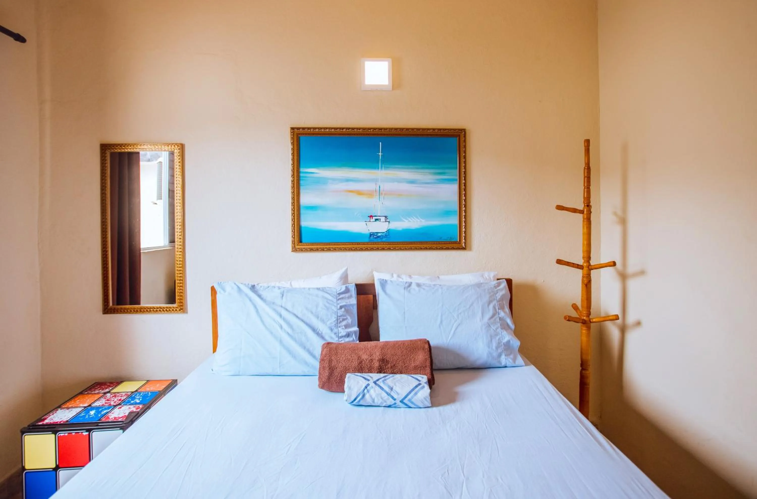 Bed in VELINN Pousada Praia do Perequê