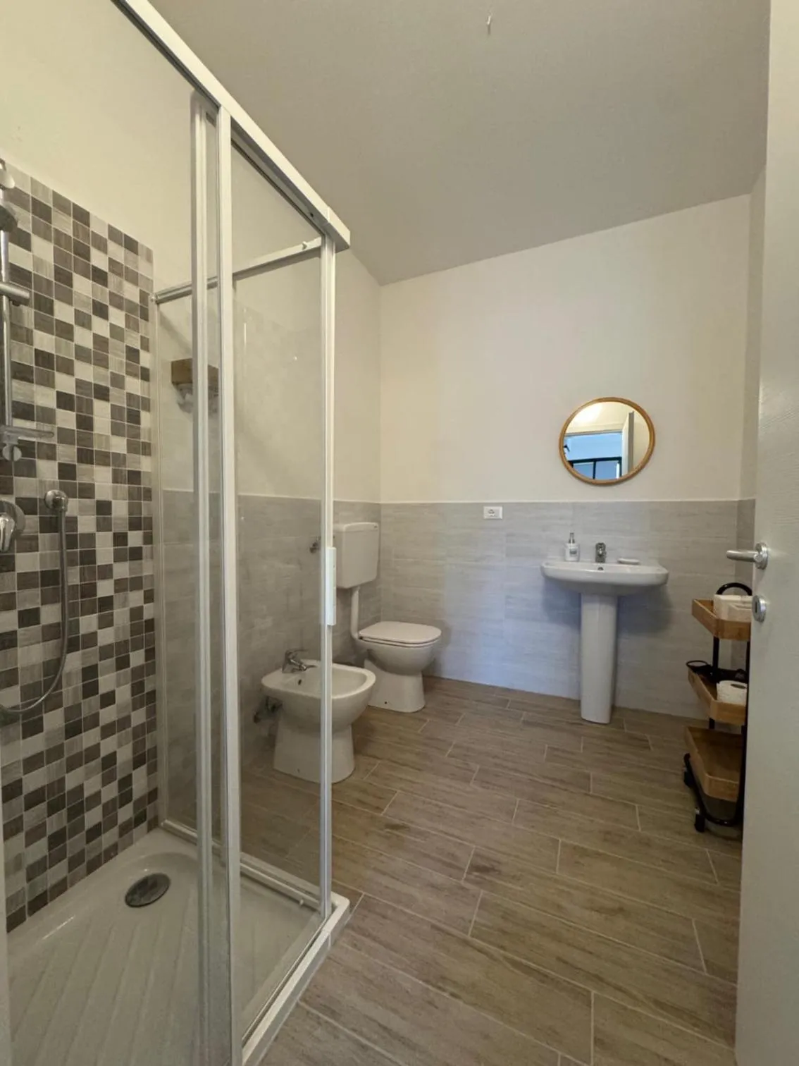 Bathroom in Albergo Tenco by Bottega