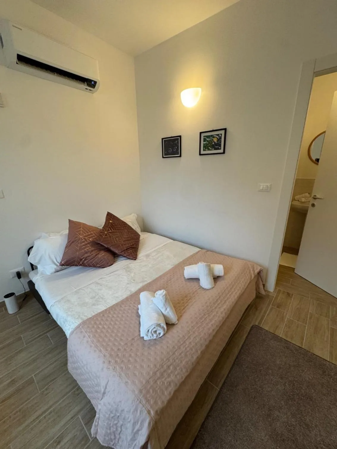 Bed in Albergo Tenco by Bottega