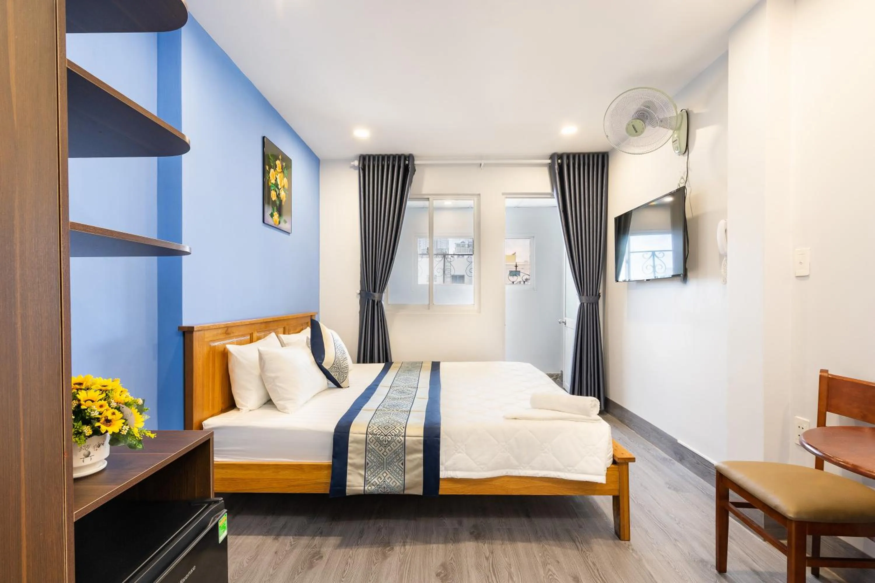 Bed in Green Airport Hotel