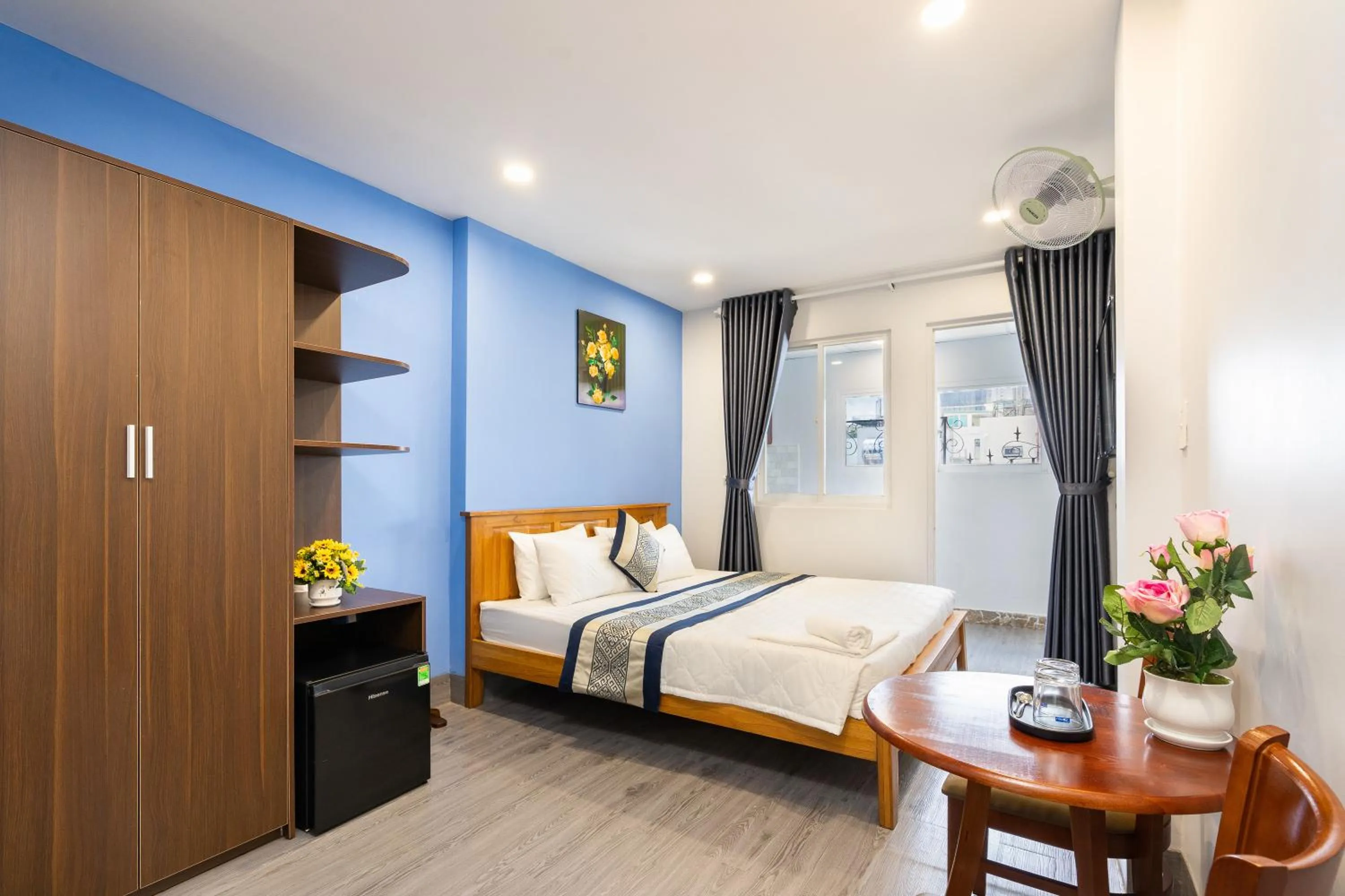 Bed in Green Airport Hotel